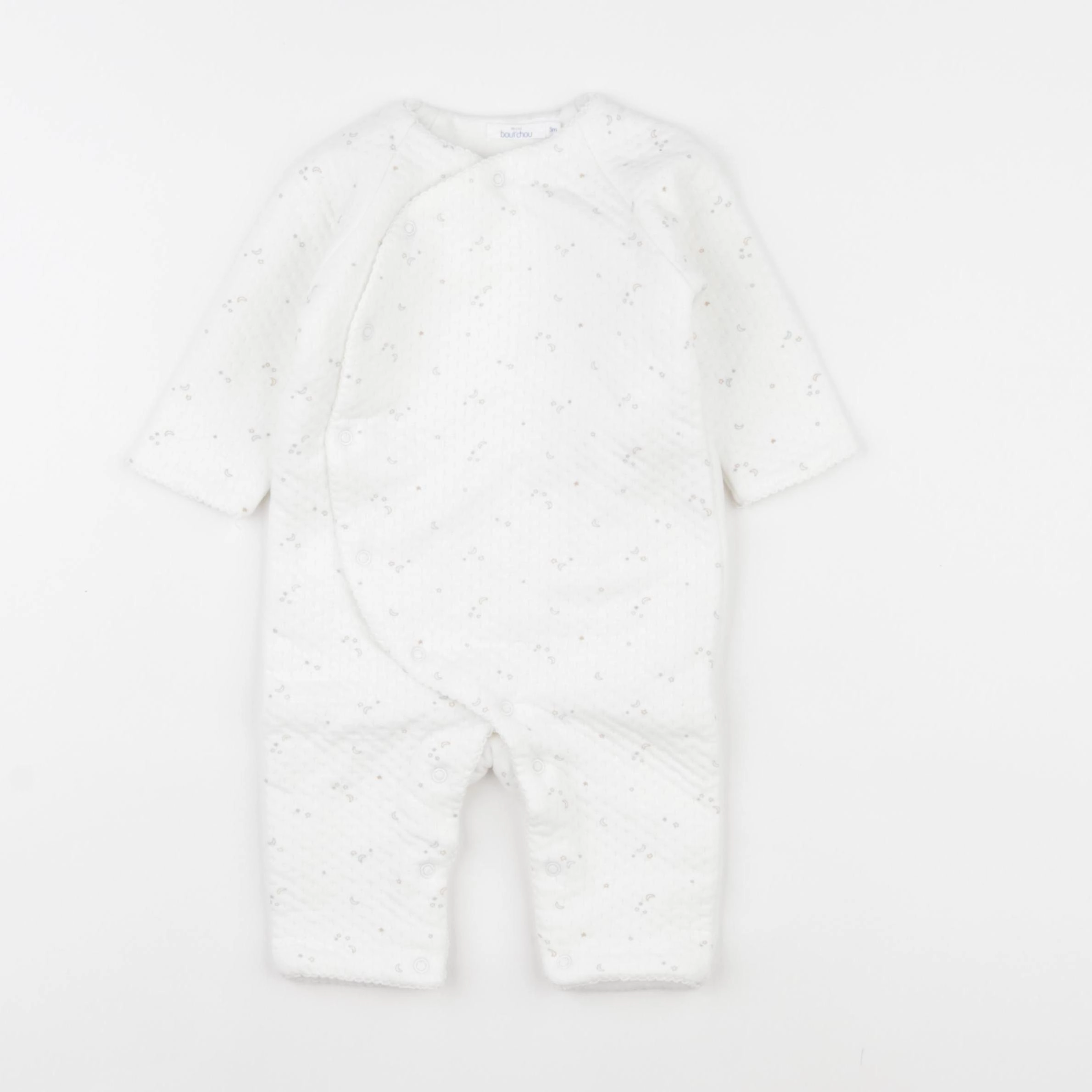 Boutchou - sur-pyjama blanc - 3 mois