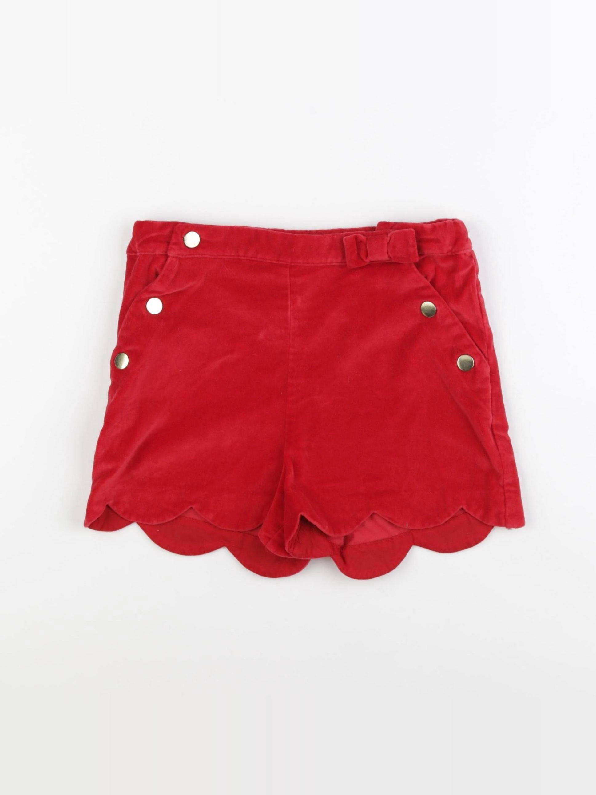 Vertbaudet - short rouge - 9 ans