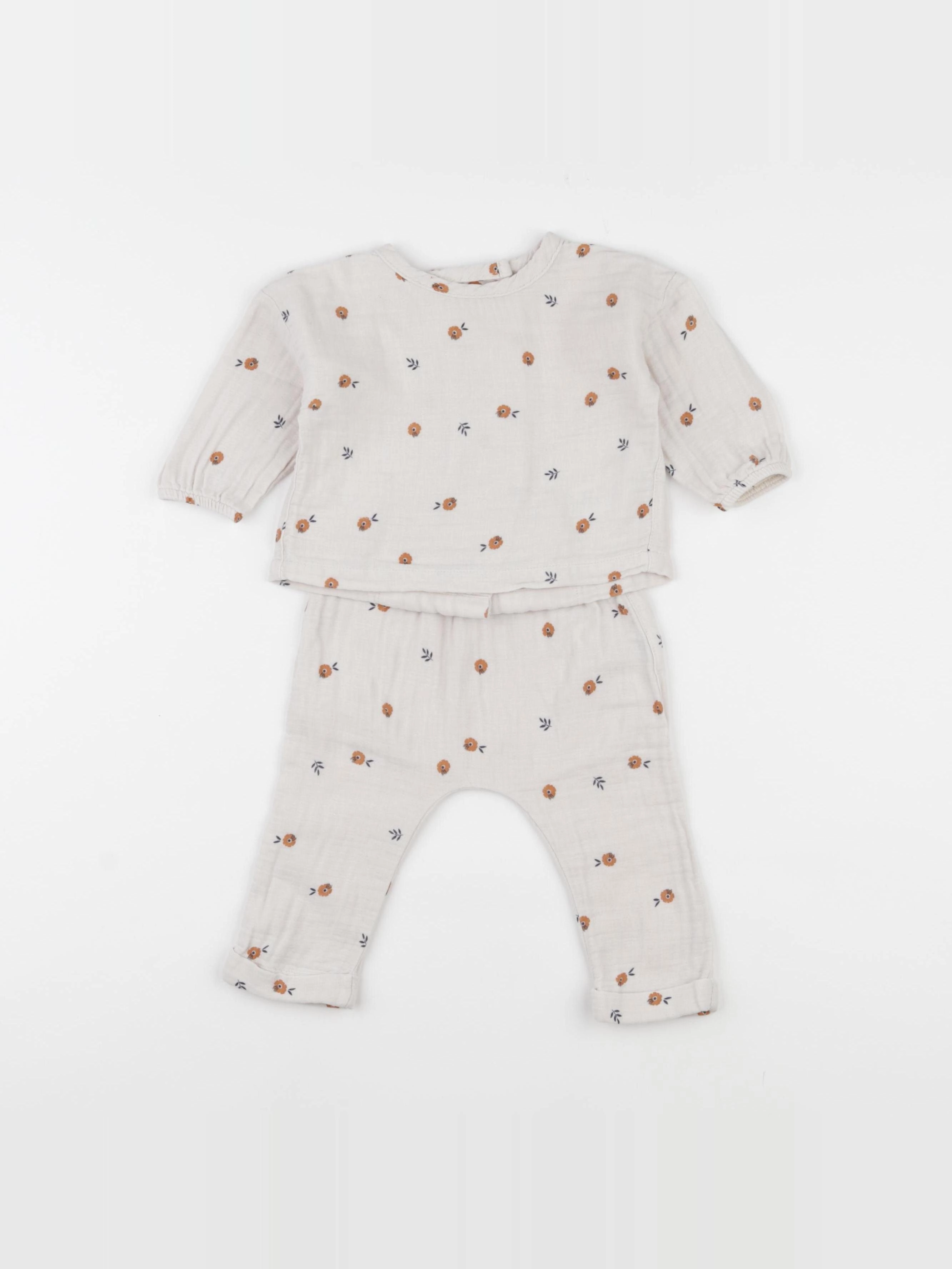 La Redoute - ensemble beige - 3 mois