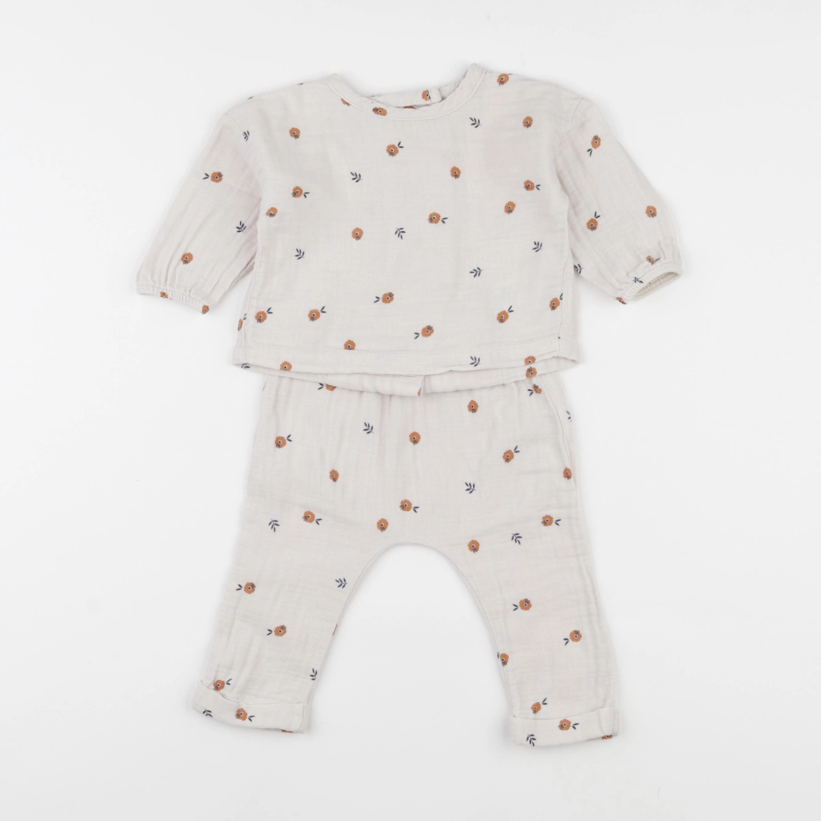 La Redoute - ensemble beige - 3 mois
