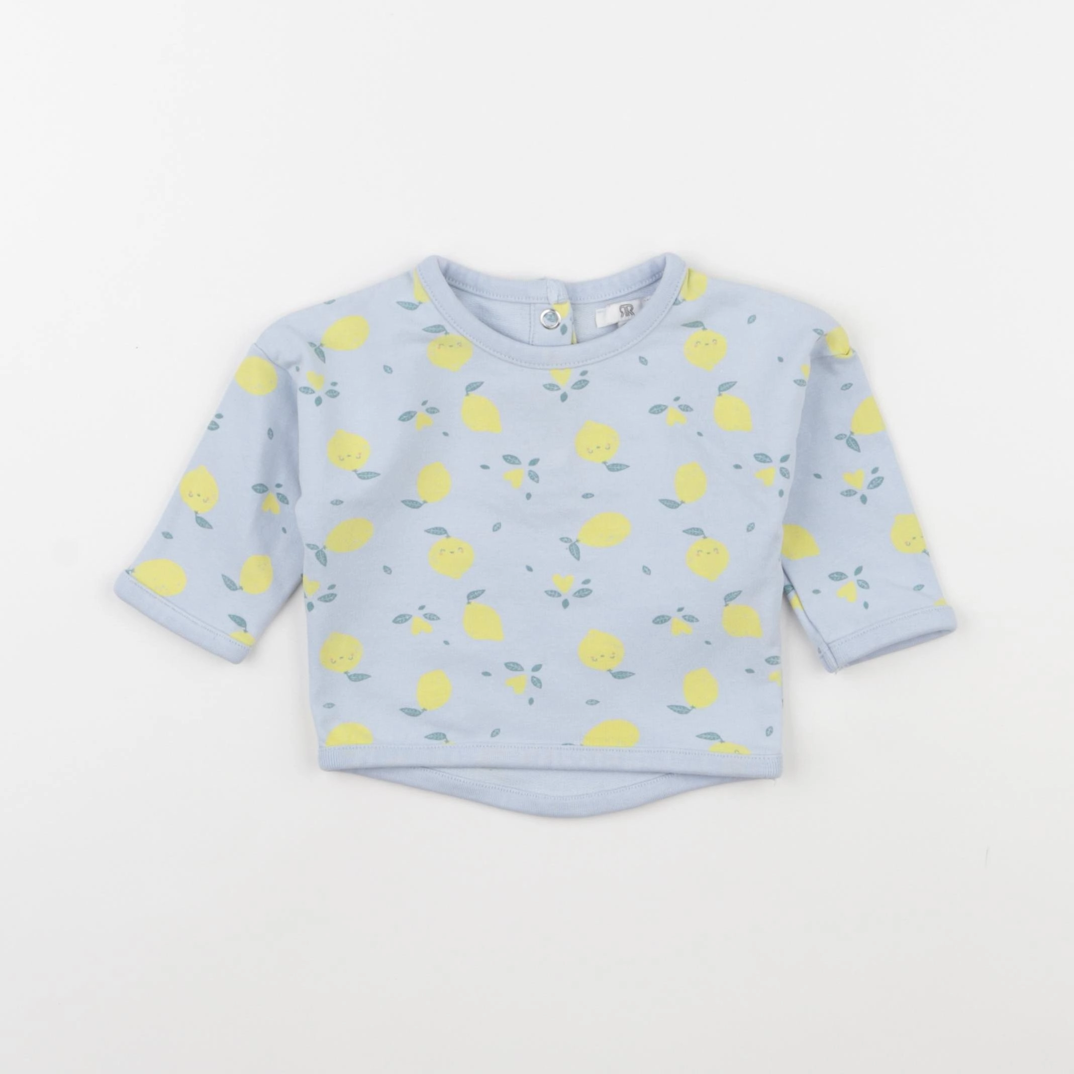 La Redoute - sweat bleu - 3 mois