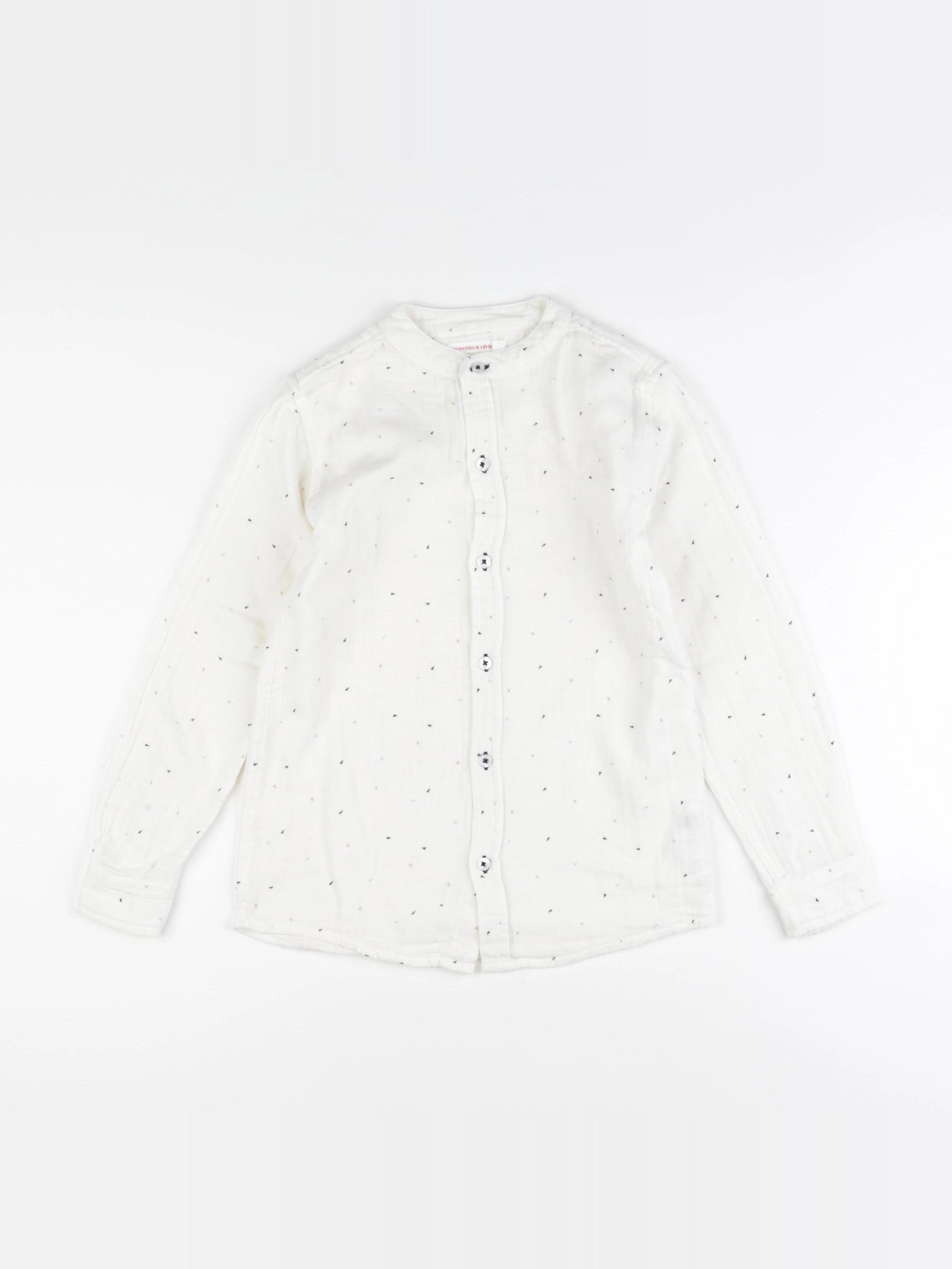 Monoprix - chemise multicolore - 8 ans