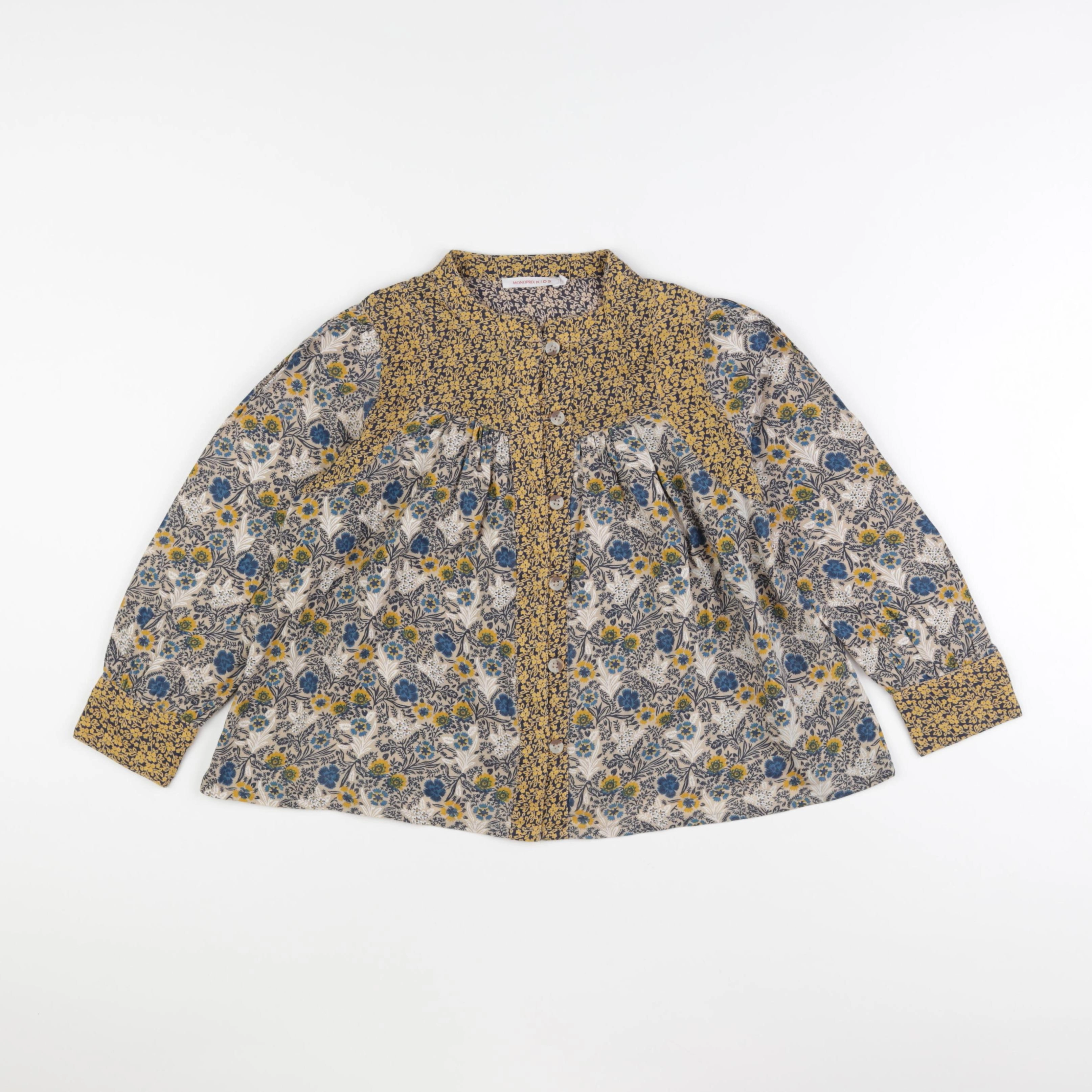 Monoprix - blouse multicolore - 8 ans
