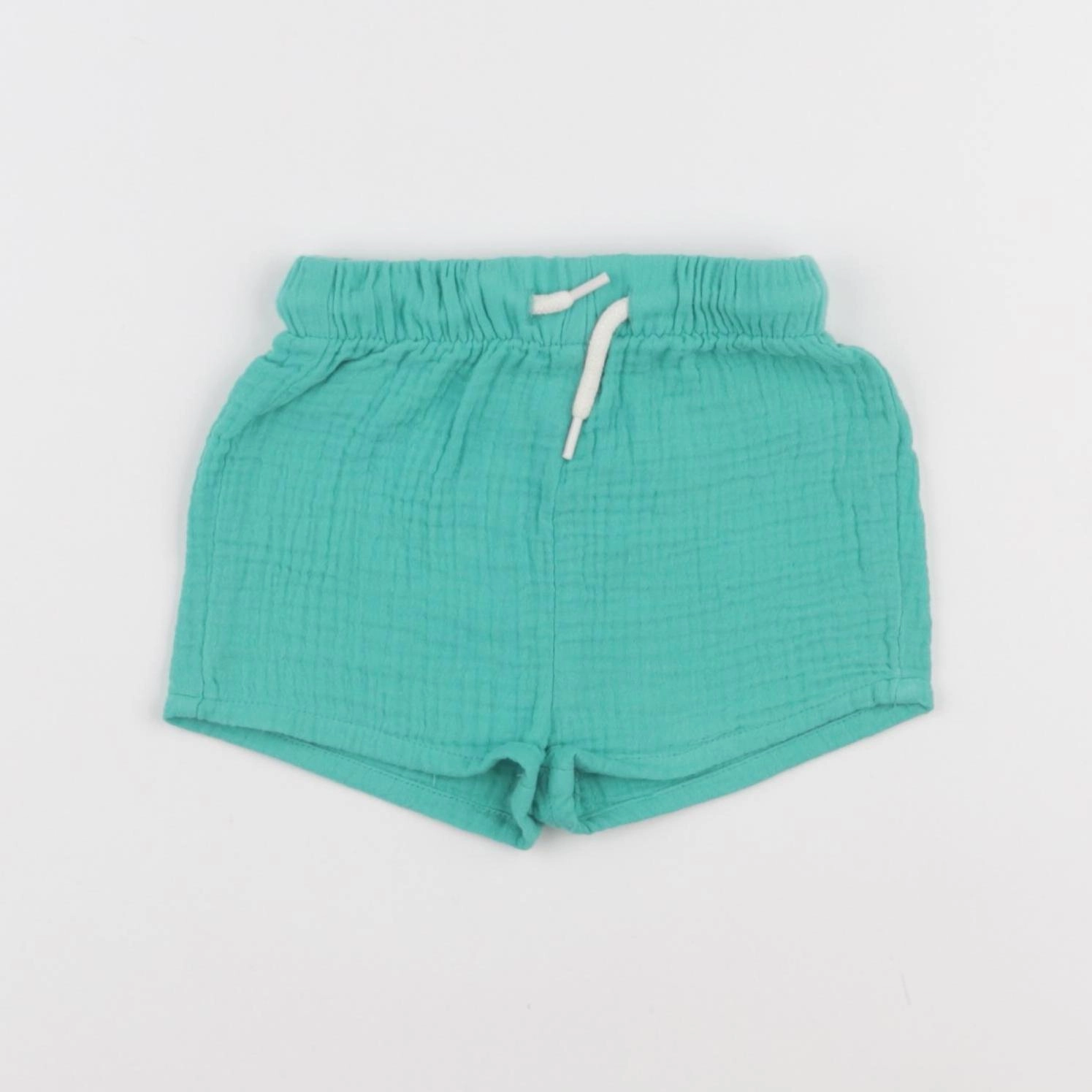 Vertbaudet - short bleu - 6 mois