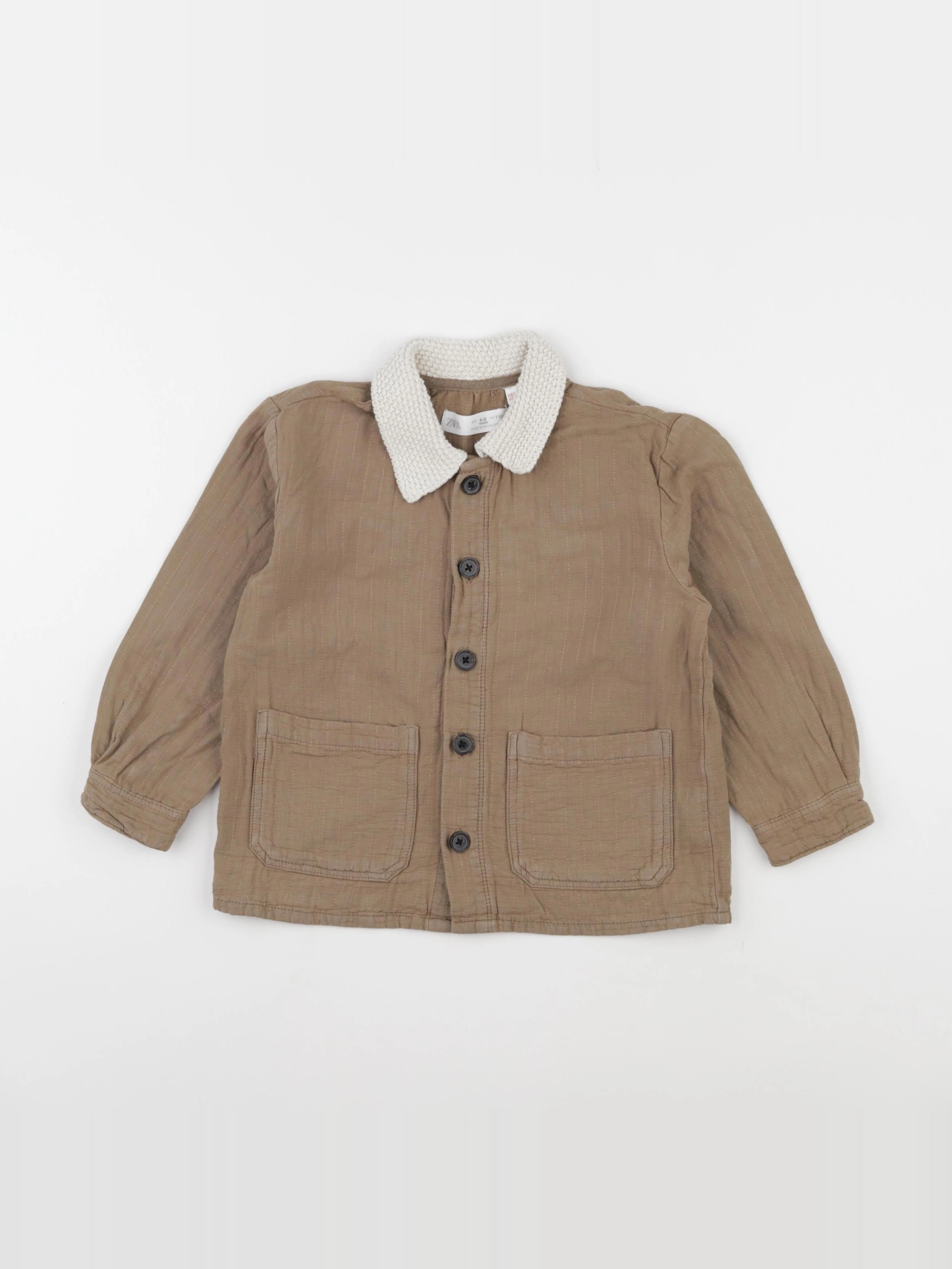 Zara - veste marron - 4/5 ans