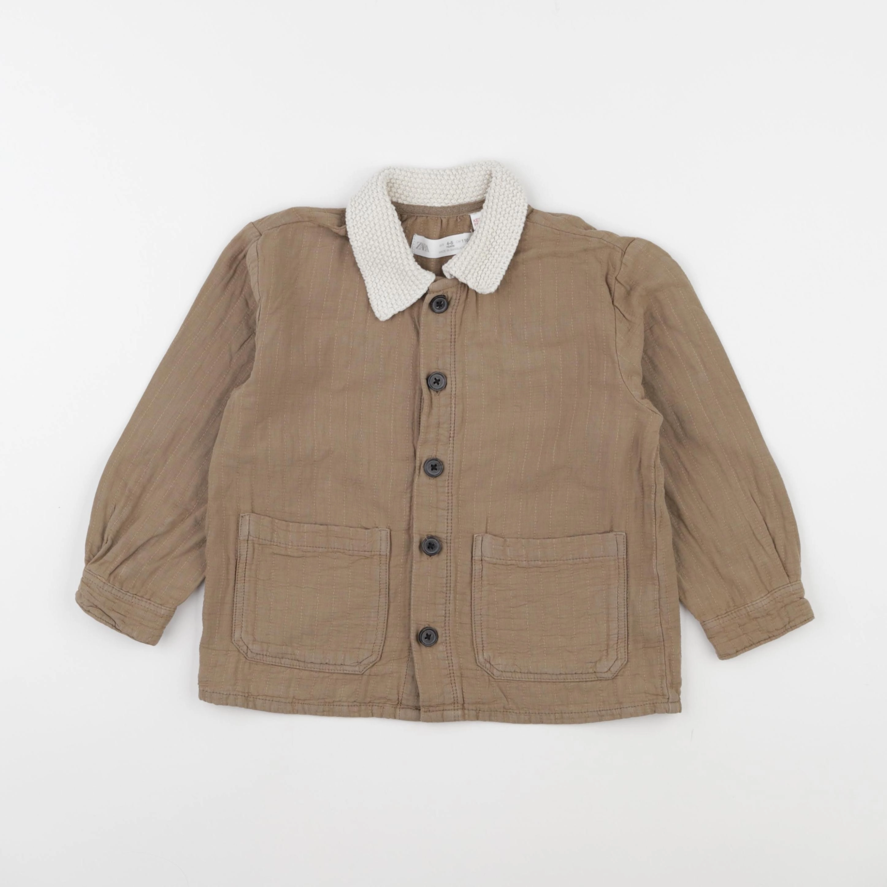 Zara - veste marron - 4/5 ans