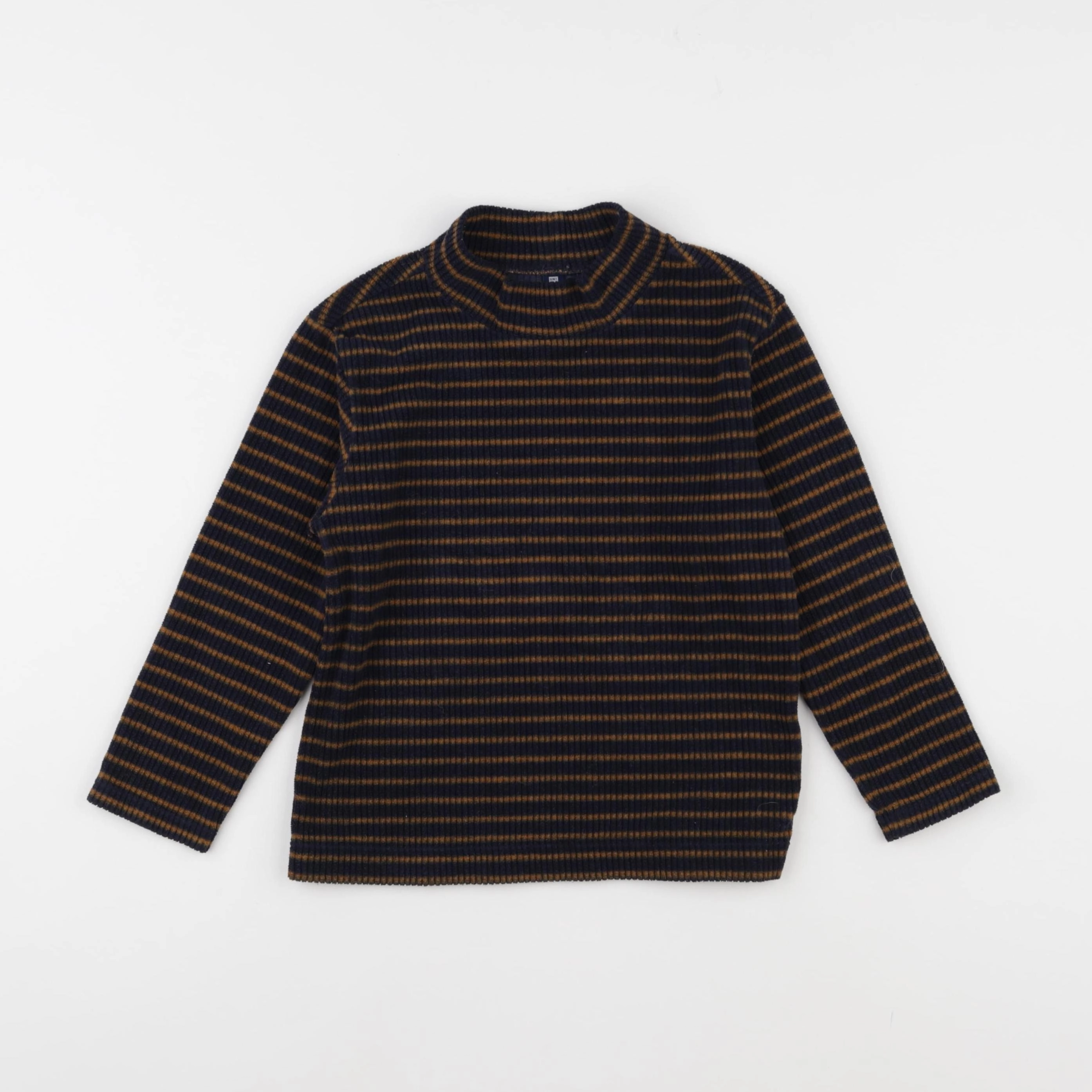 Uniqlo - sous-pull bleu - 3/4 ans