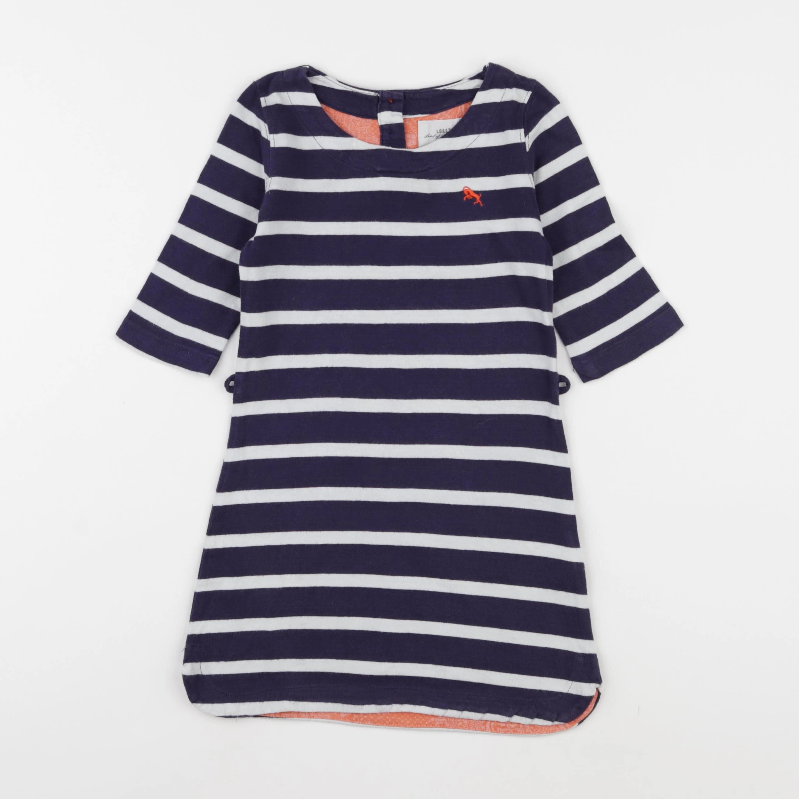 H&M - robe bleu - 2/4 ans