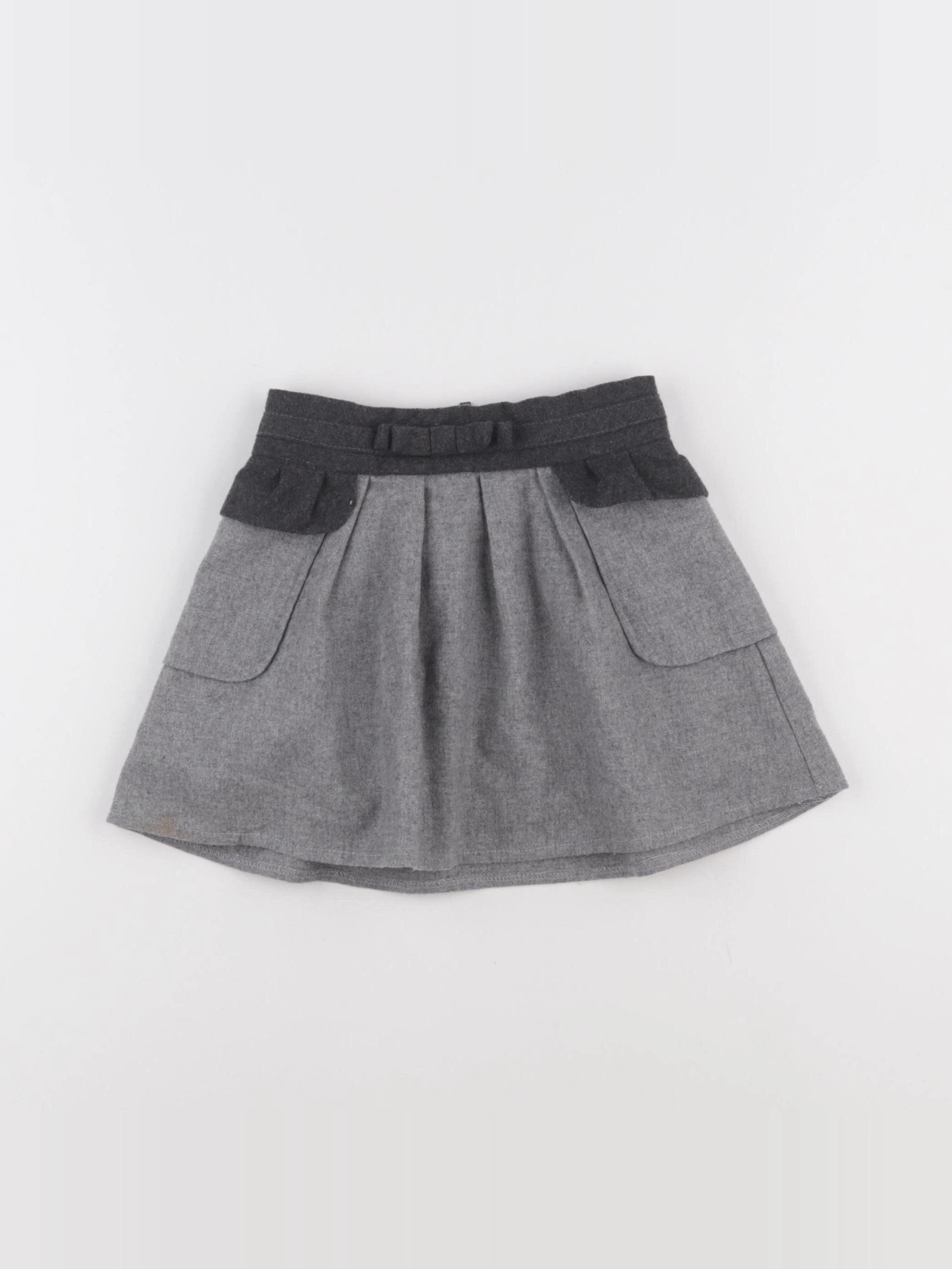 Jacadi - jupe gris - 2 ans