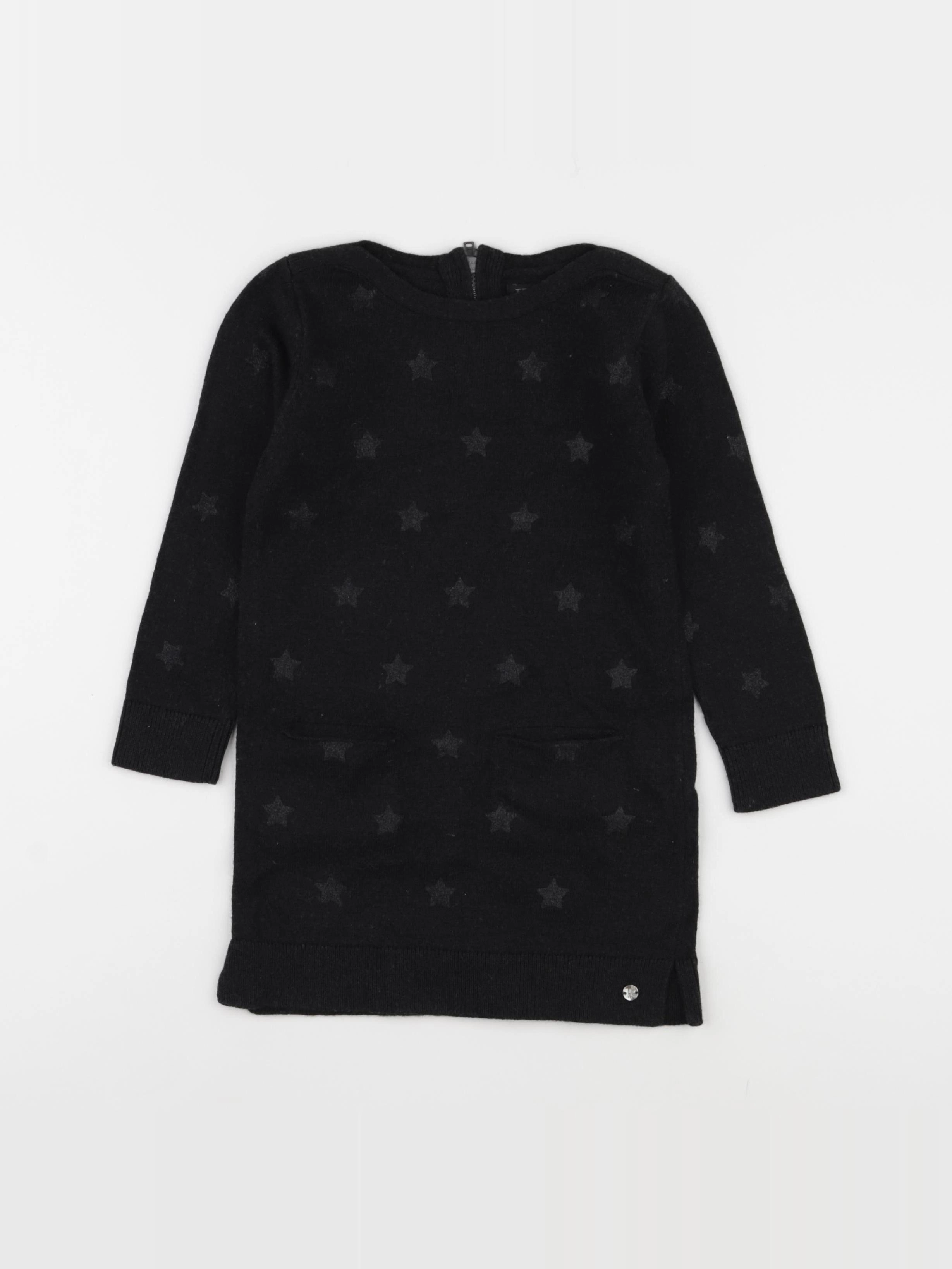 IKKS - robe noir, argent - 3 ans