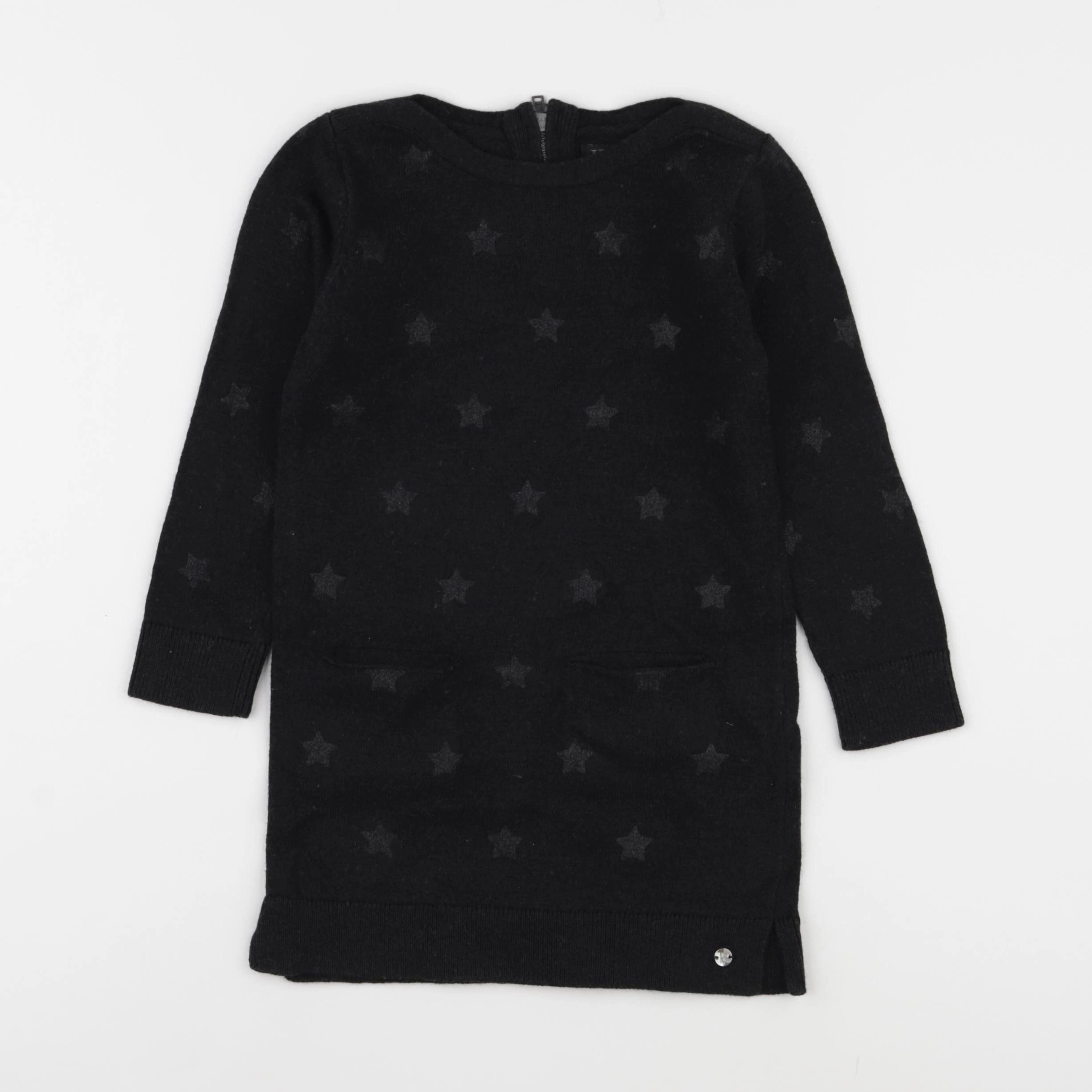 IKKS - robe noir, argent - 3 ans