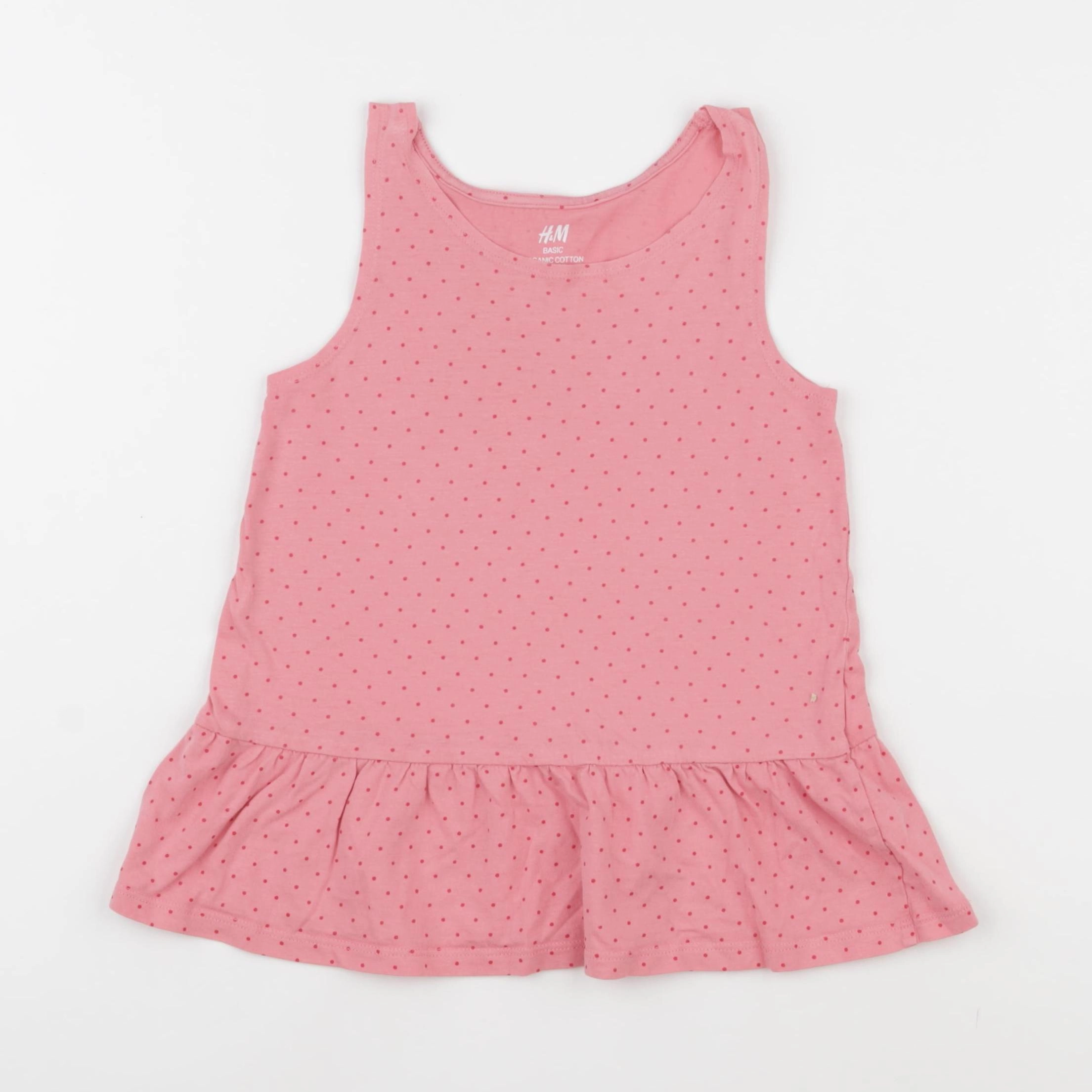 H&M - débardeur rose - 4/6 ans
