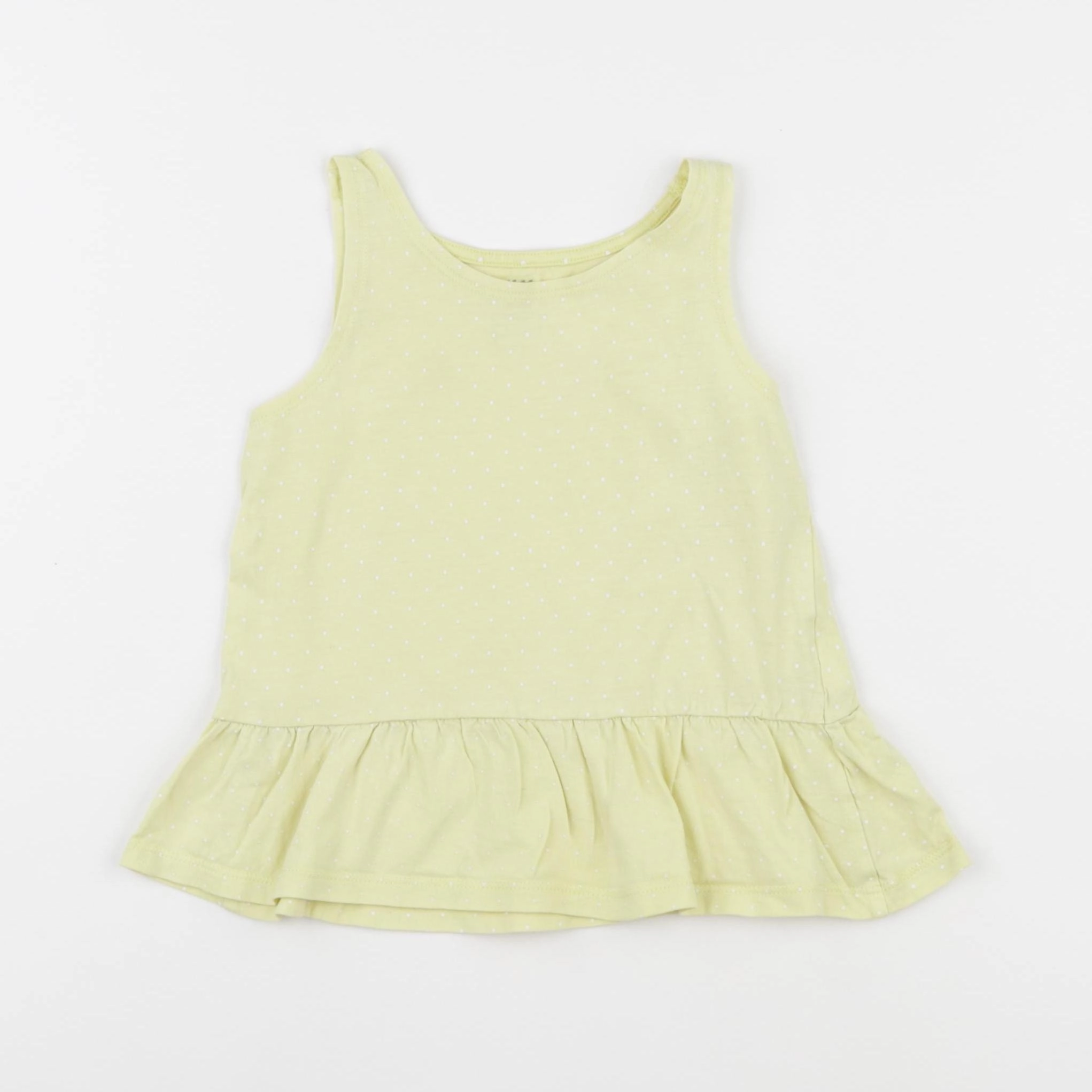 H&M - débardeur jaune - 2/4 ans