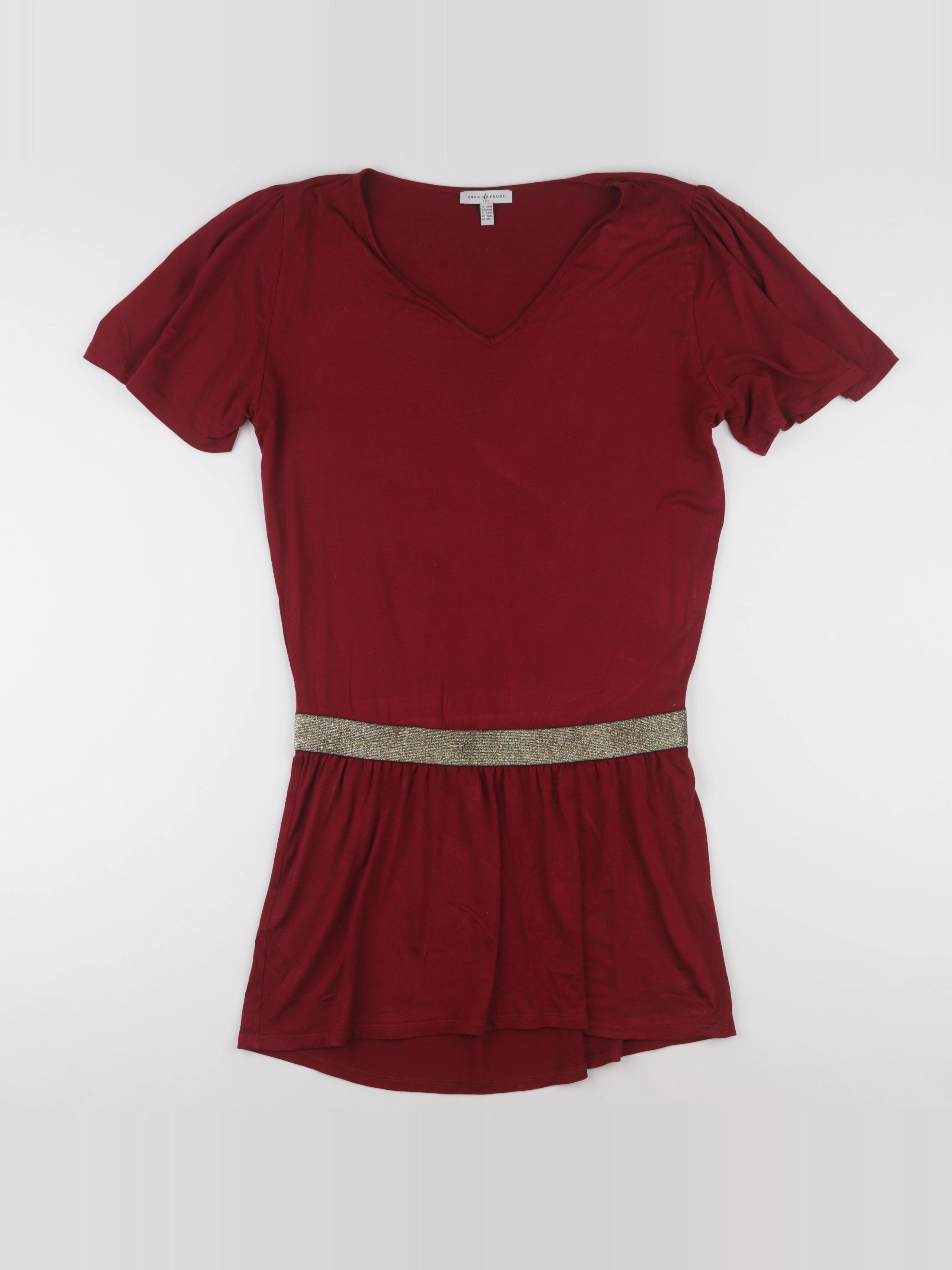 Envie de fraise - robe grossesse, allaitement rouge - 38 à 40