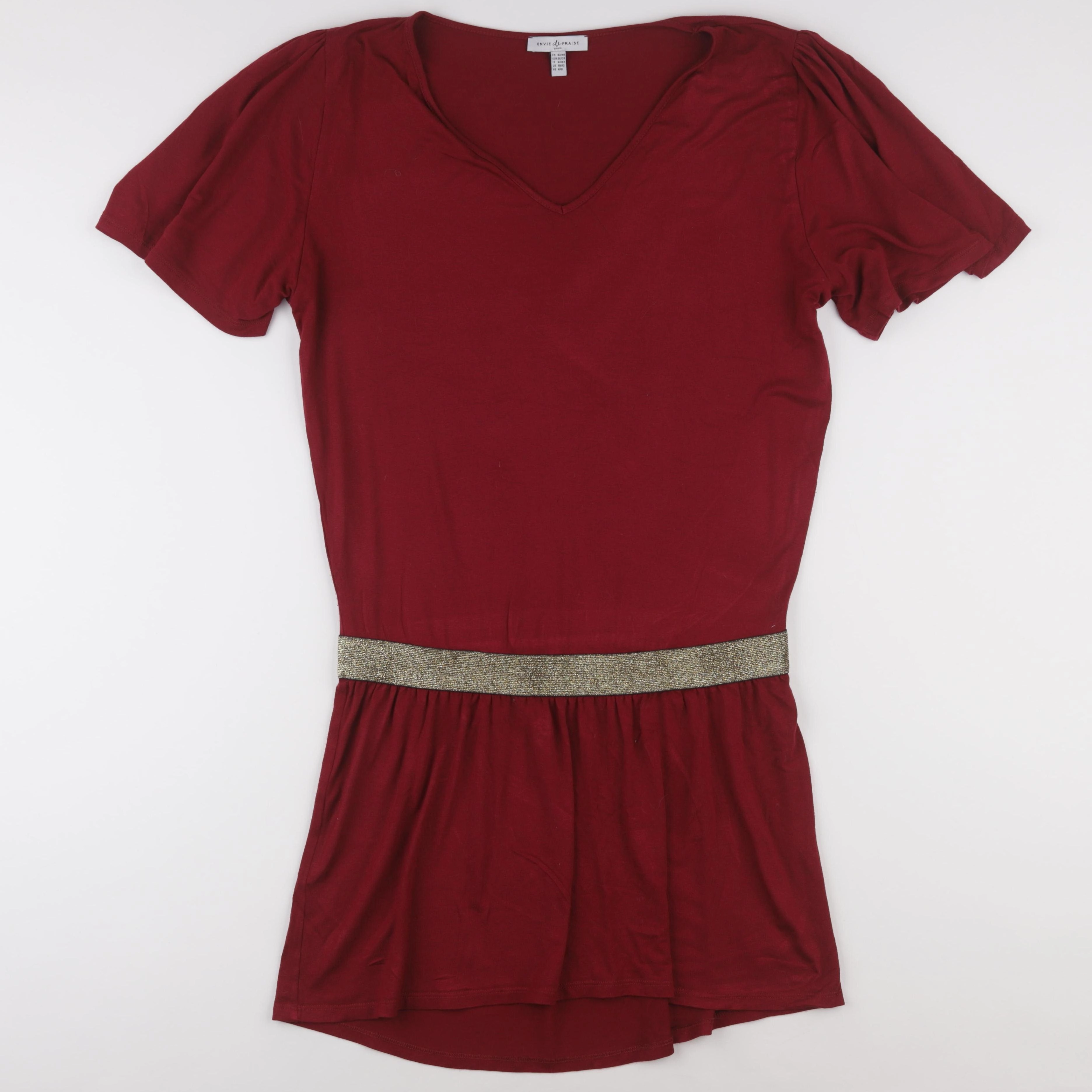 Envie de fraise - robe grossesse, allaitement rouge - 38 à 40