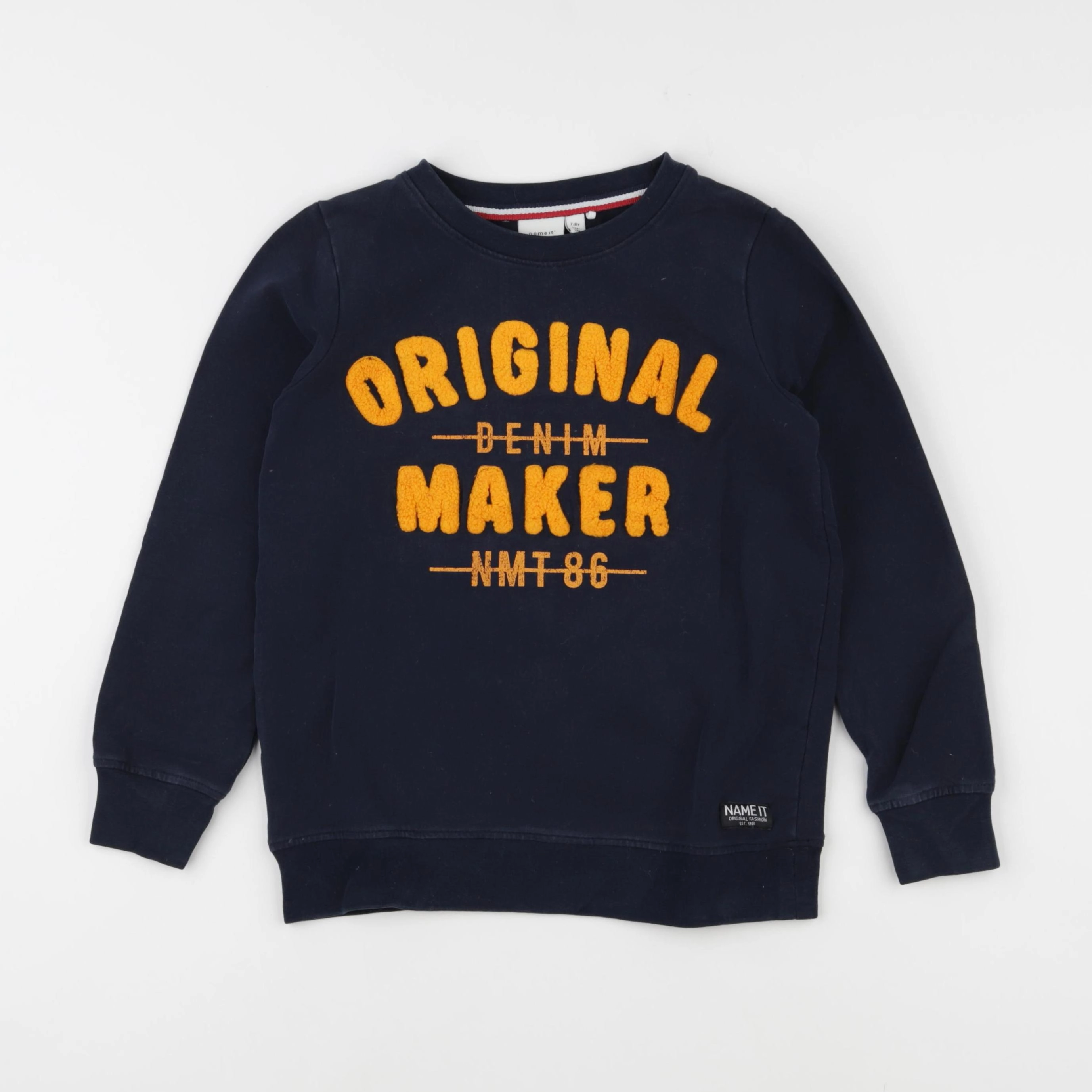 Name it - sweat bleu - 7/8 ans