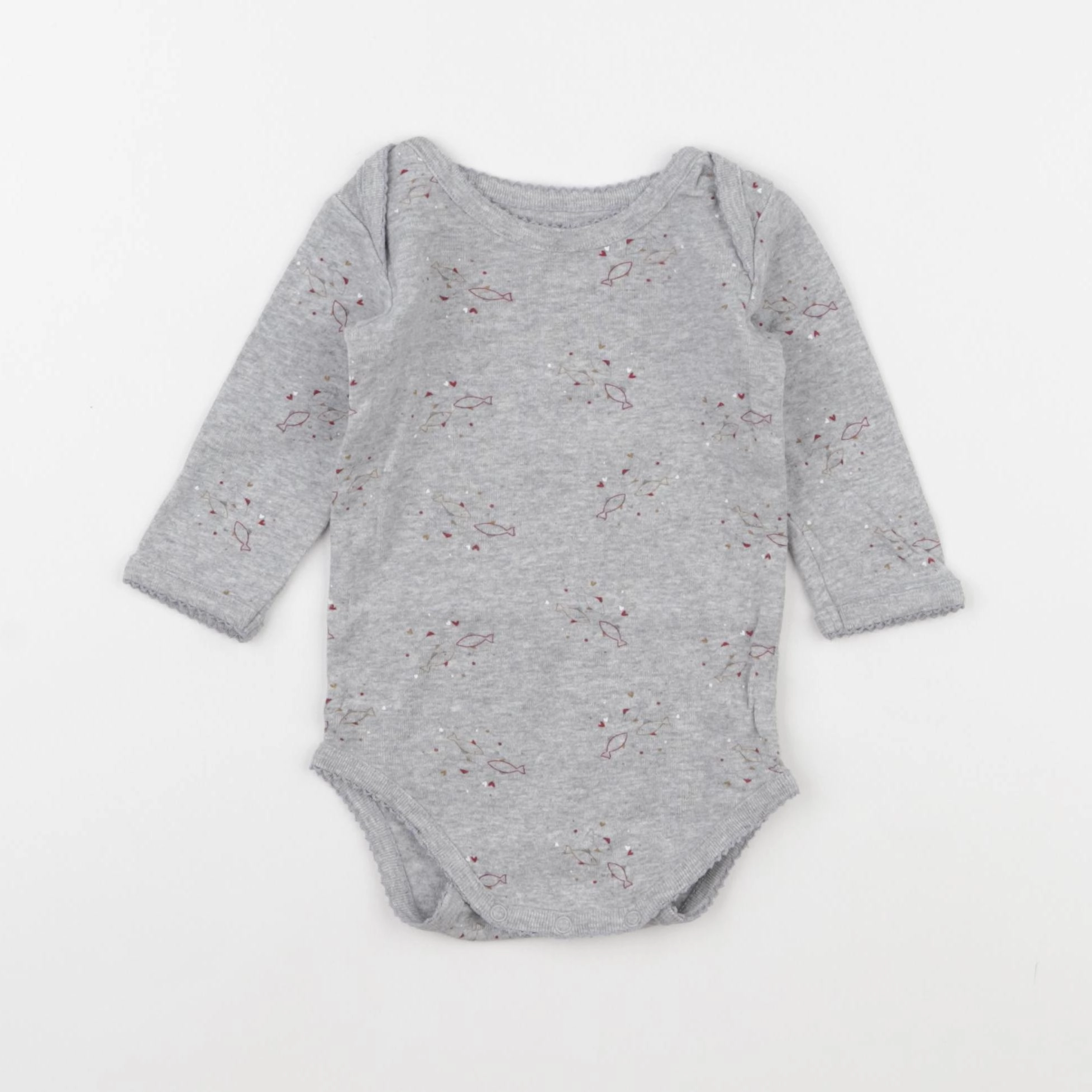 Boutchou - body gris - 6 mois