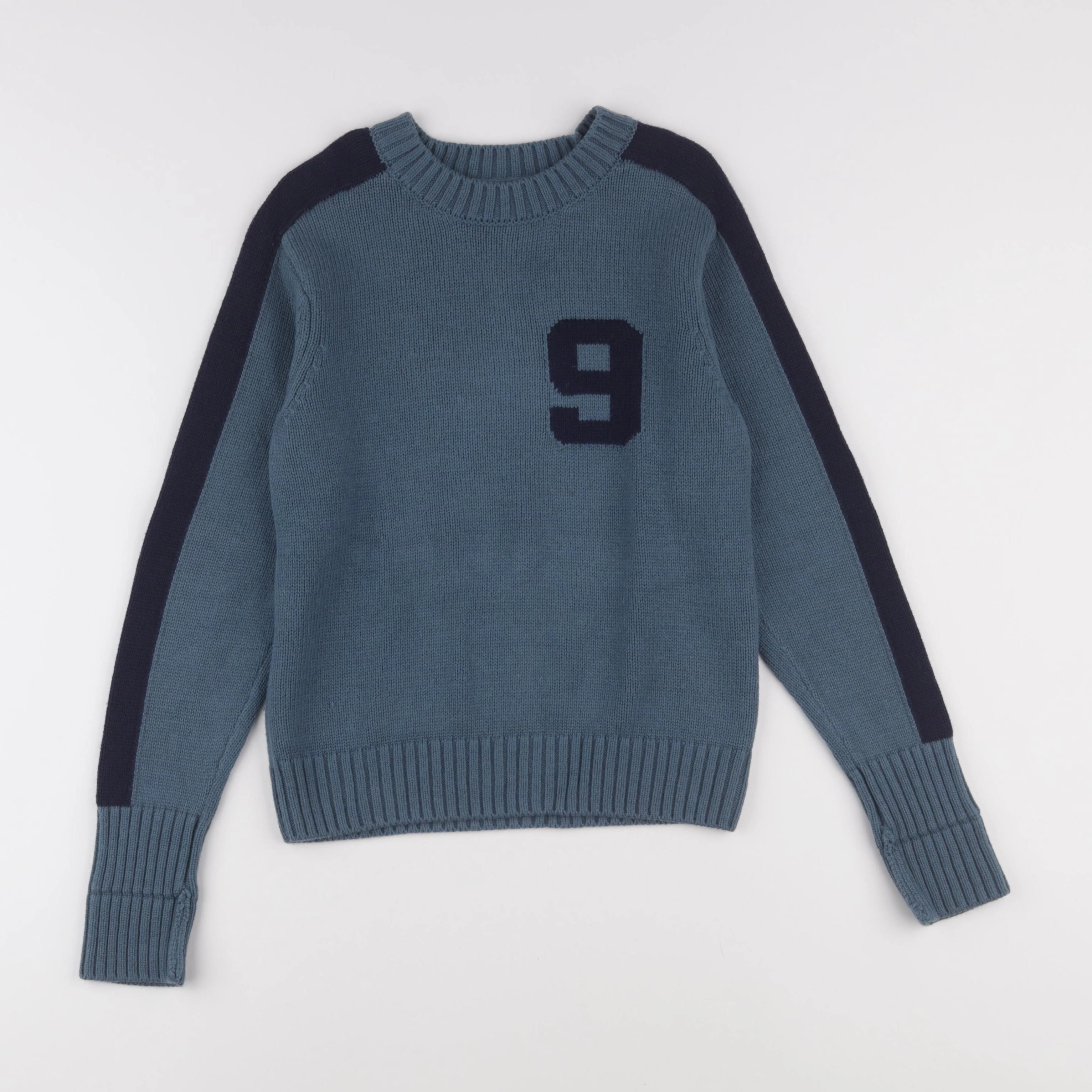 Cyrillus - pull bleu - 8 ans