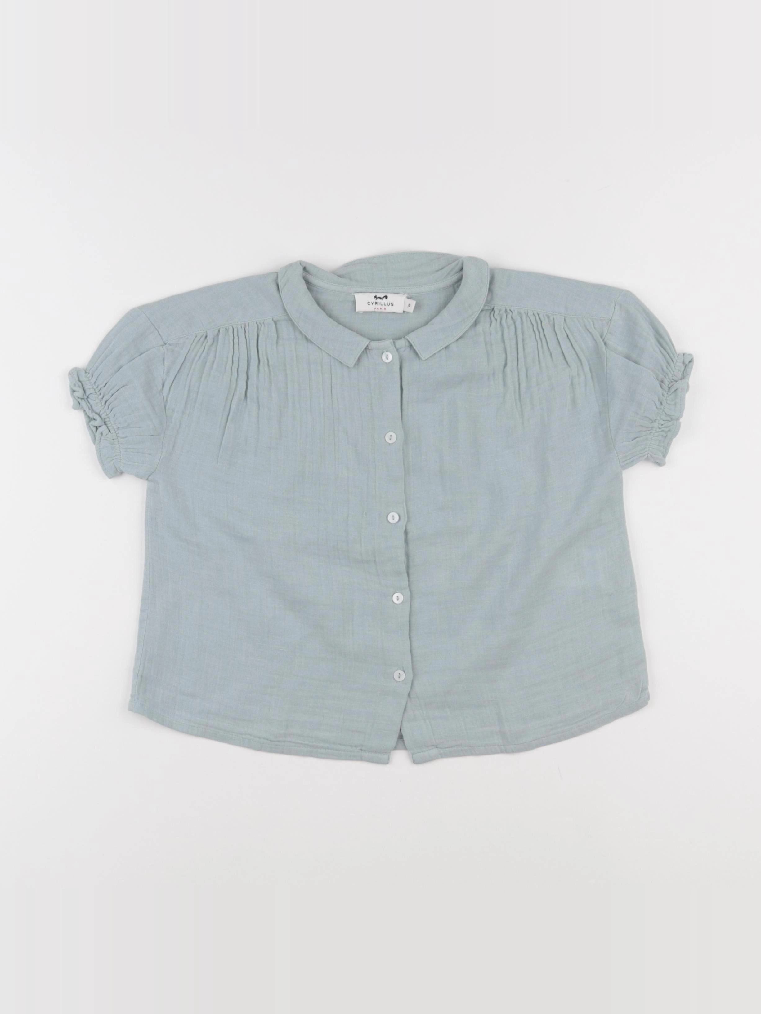 Cyrillus - blouse bleu - 6 ans
