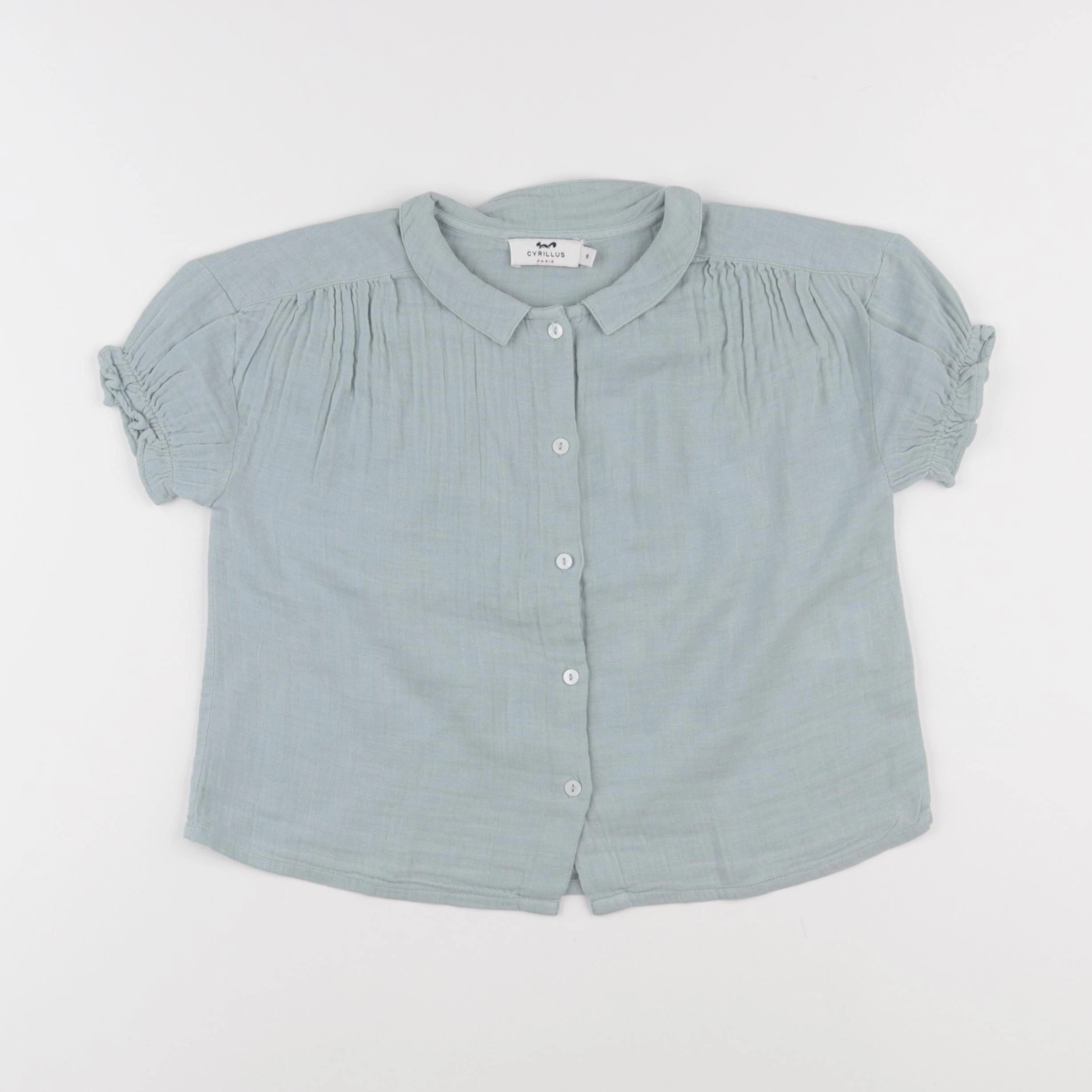 Cyrillus - blouse bleu - 6 ans