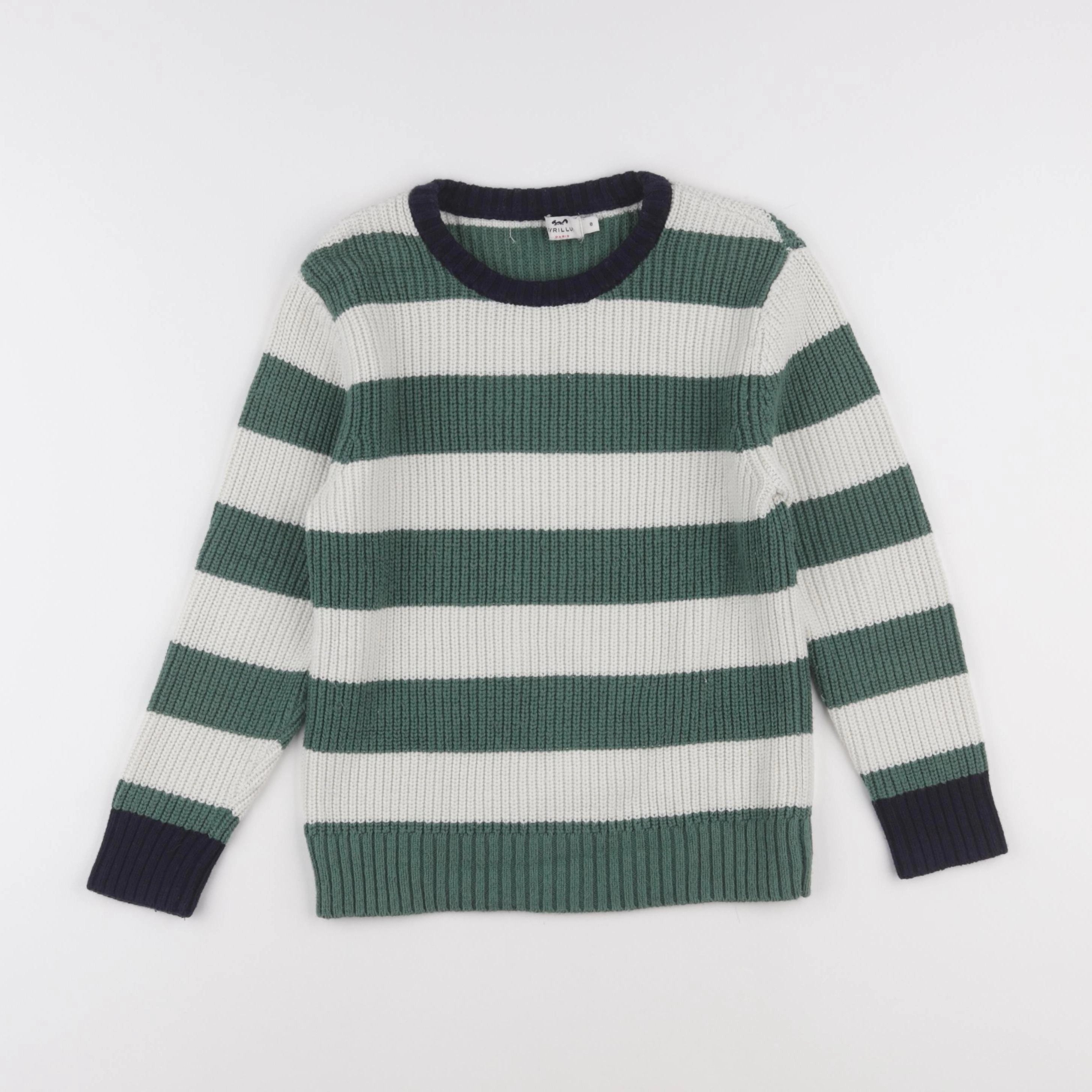 Cyrillus - pull vert - 8 ans