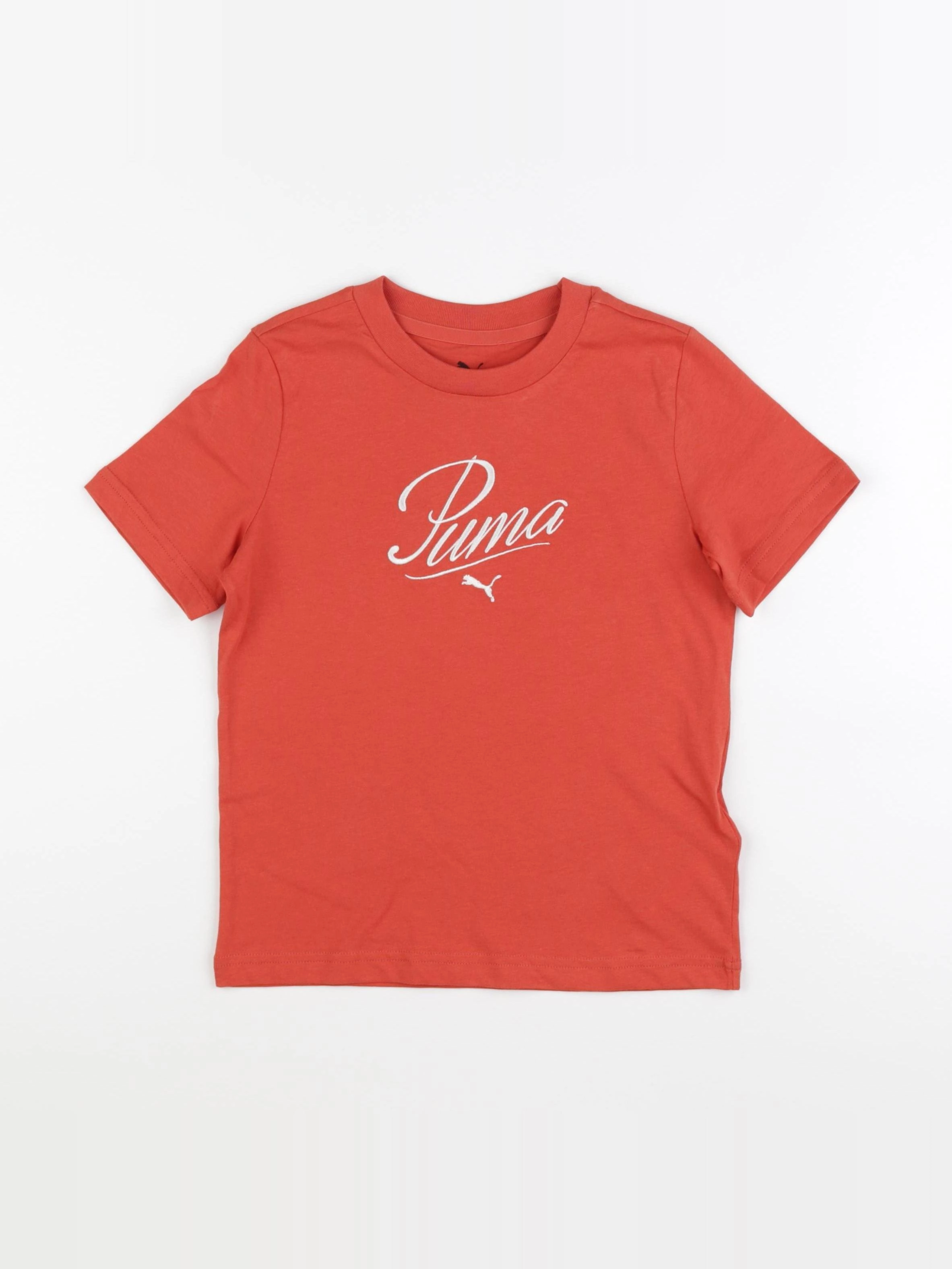 Puma - tee-shirt rouge - 7/8 ans