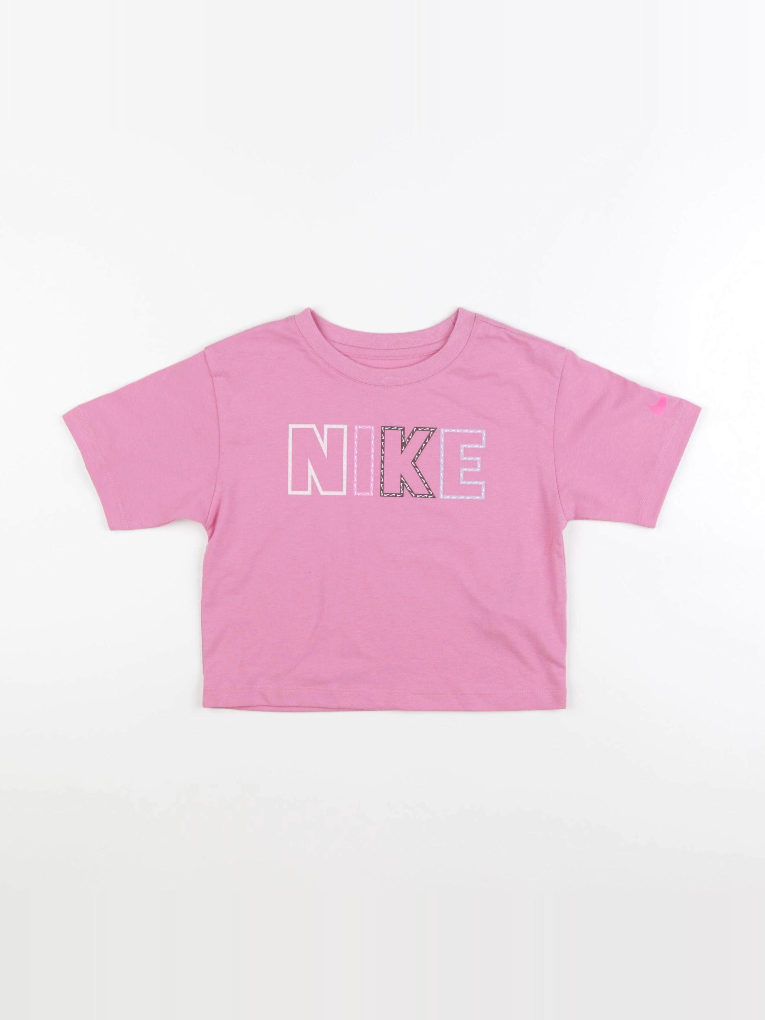 Nike - tee-shirt rose - 4/5 ans