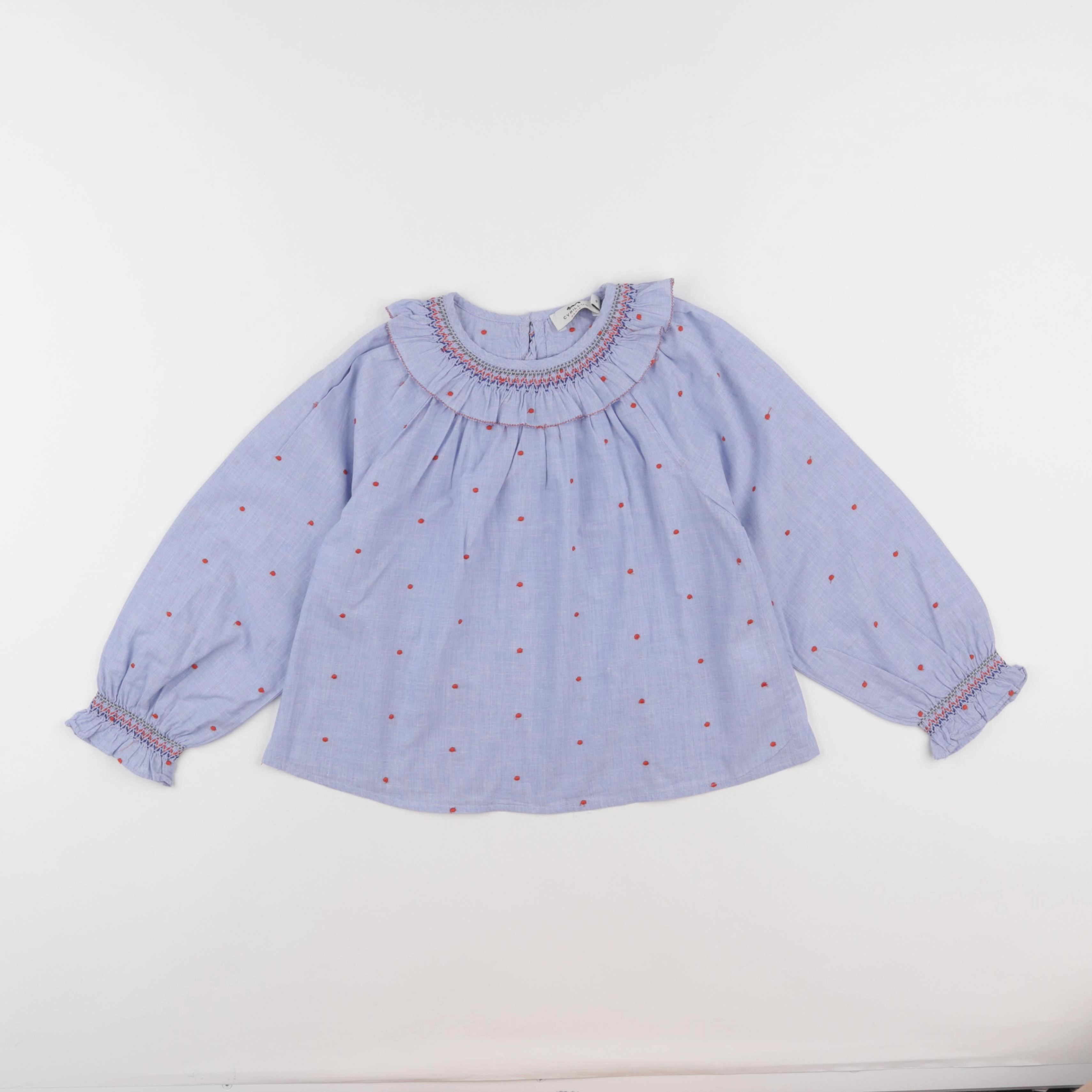 Cyrillus - blouse bleu - 6 ans
