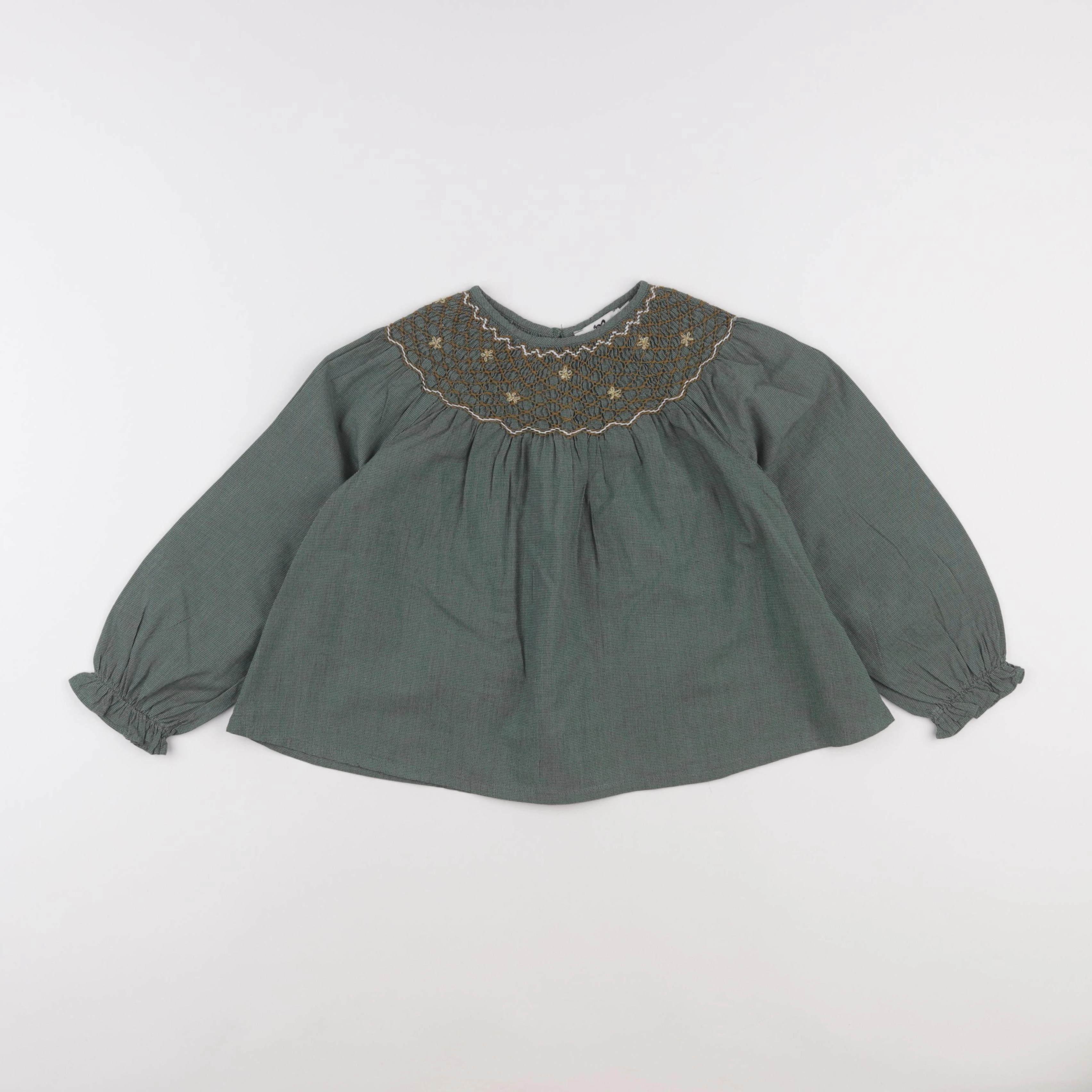 Cyrillus - blouse vert - 6 ans