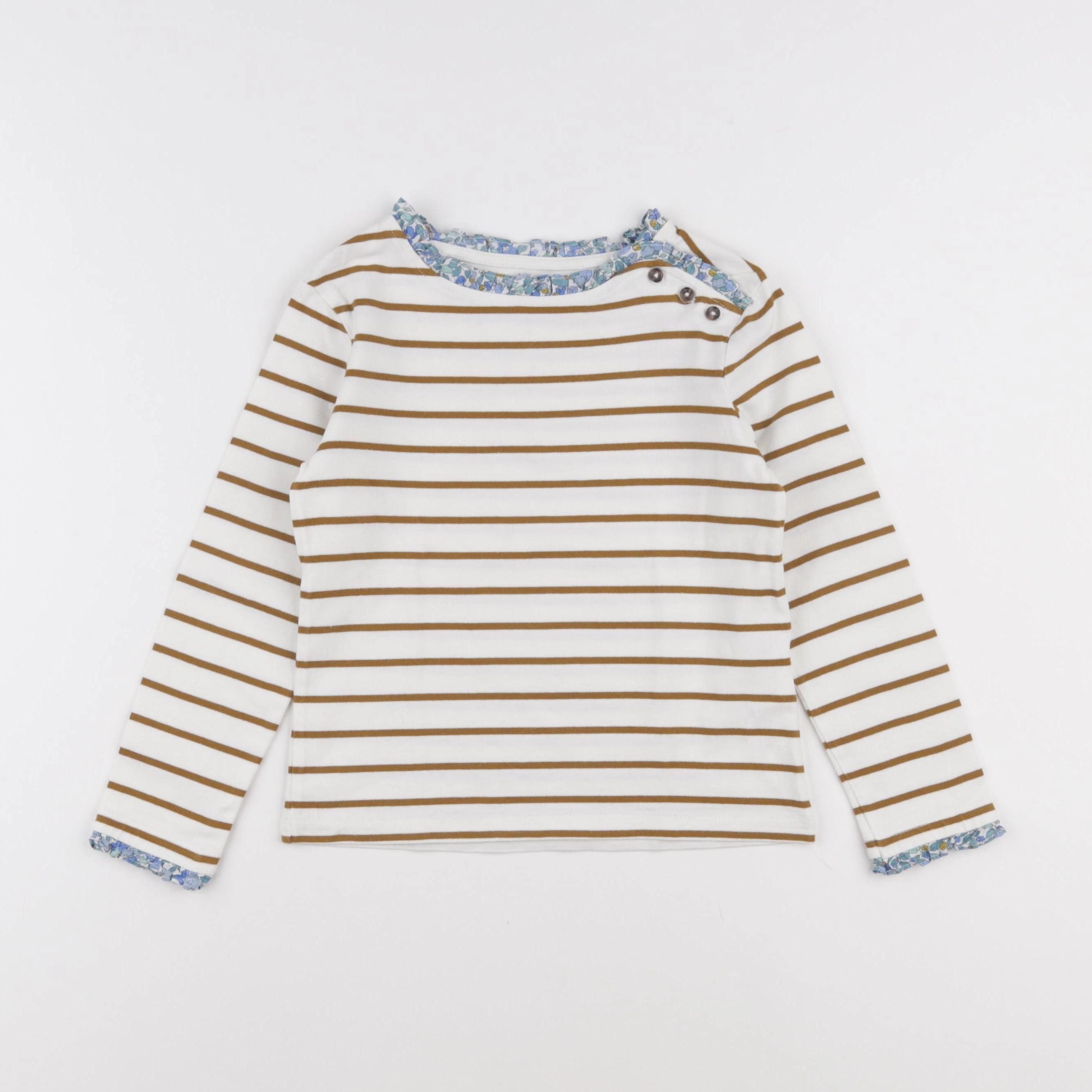 Cyrillus - tee-shirt marron - 6 ans