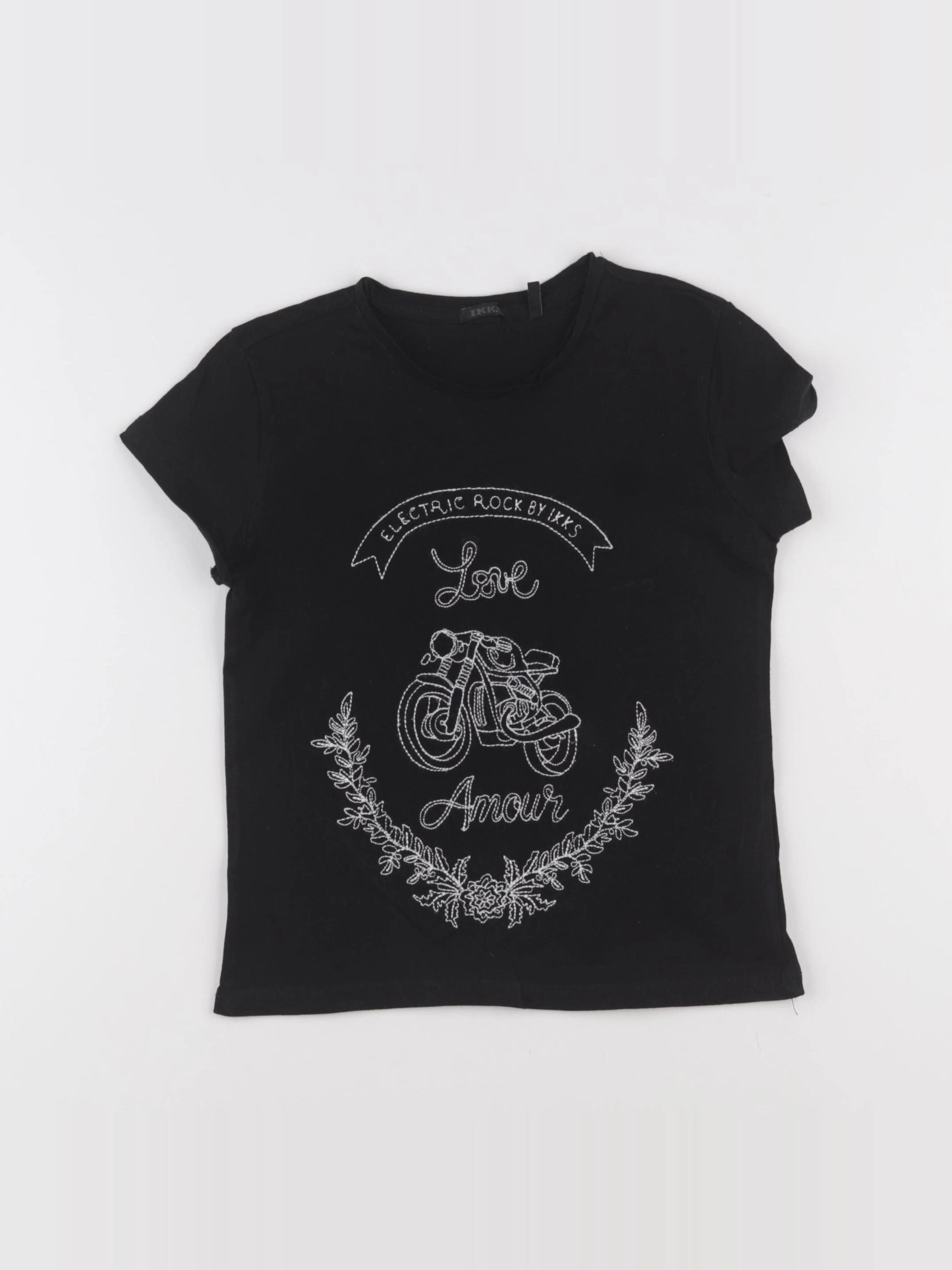 IKKS - tee-shirt noir - 8 ans