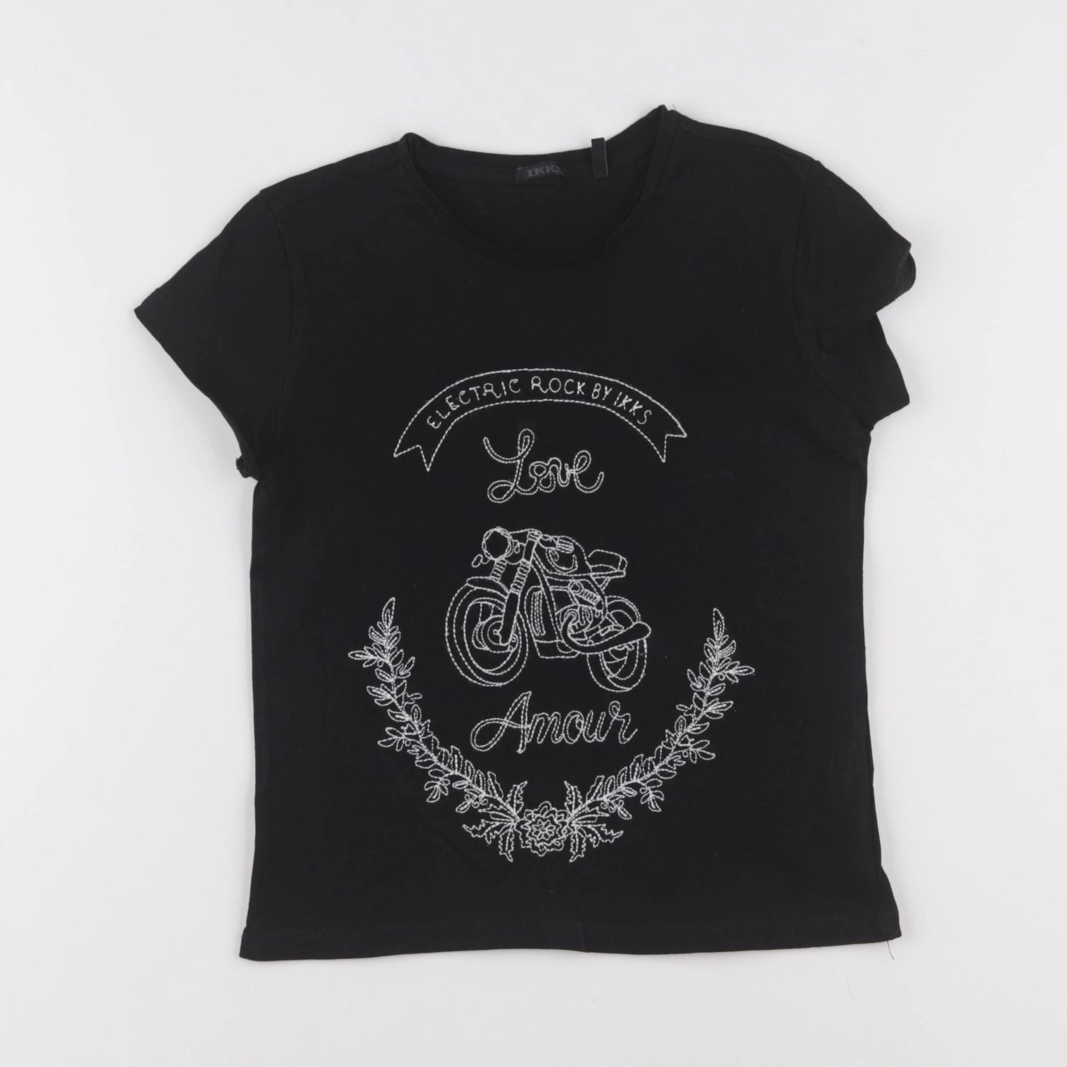 IKKS - tee-shirt noir - 8 ans
