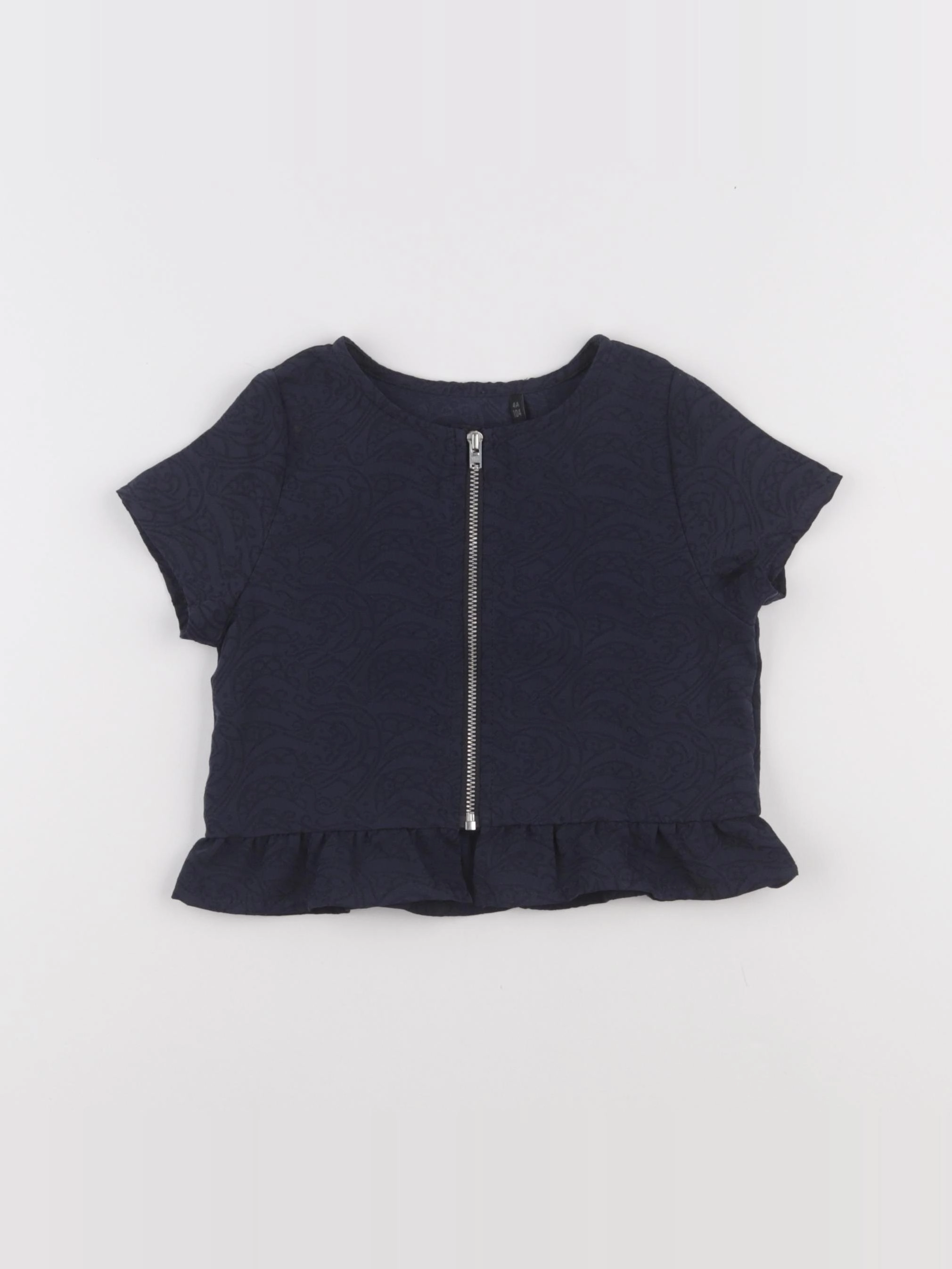 IKKS - blouse bleu - 4 ans