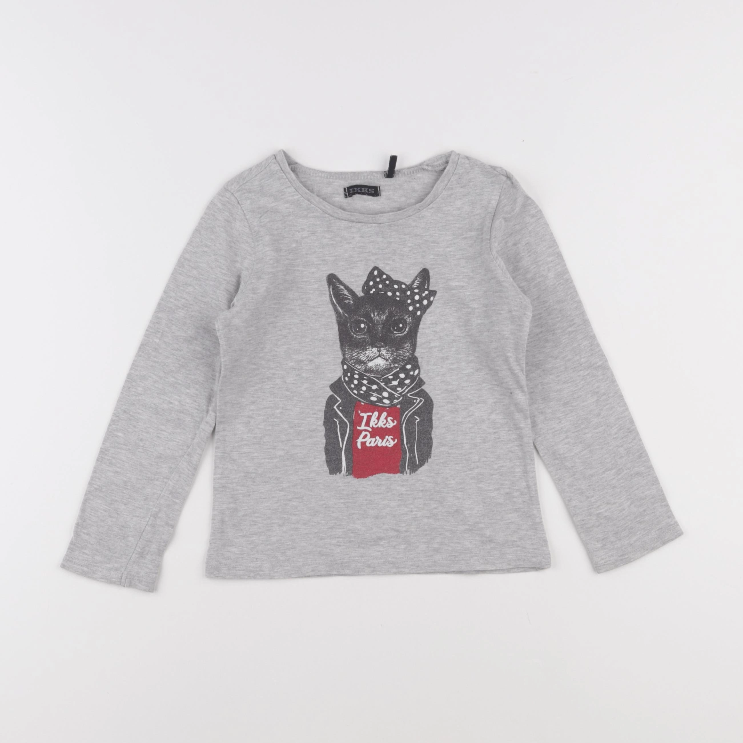 IKKS - tee-shirt gris - 4 ans