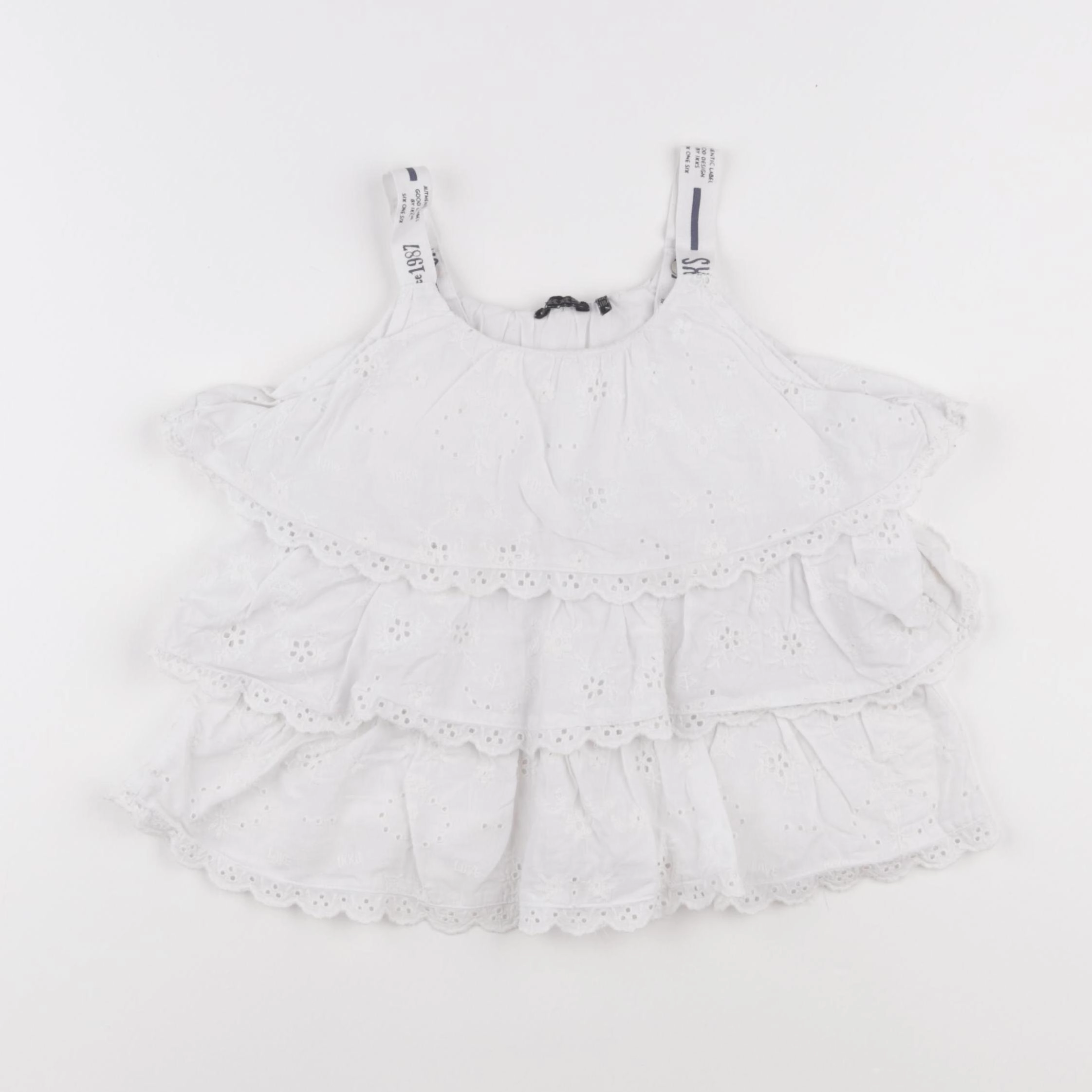 IKKS - blouse blanc - 6 ans