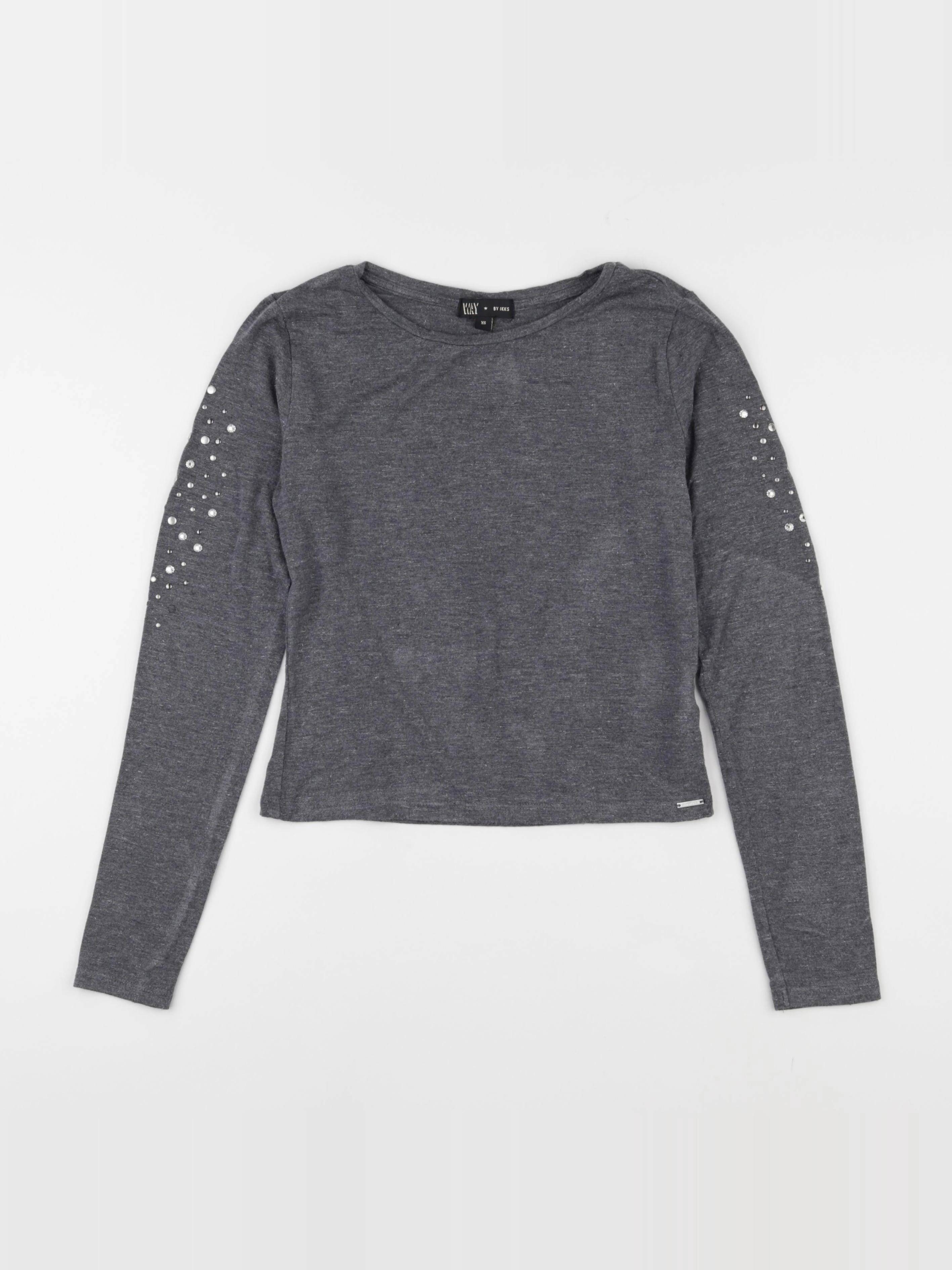 IKKS - tee-shirt gris - 12 ans