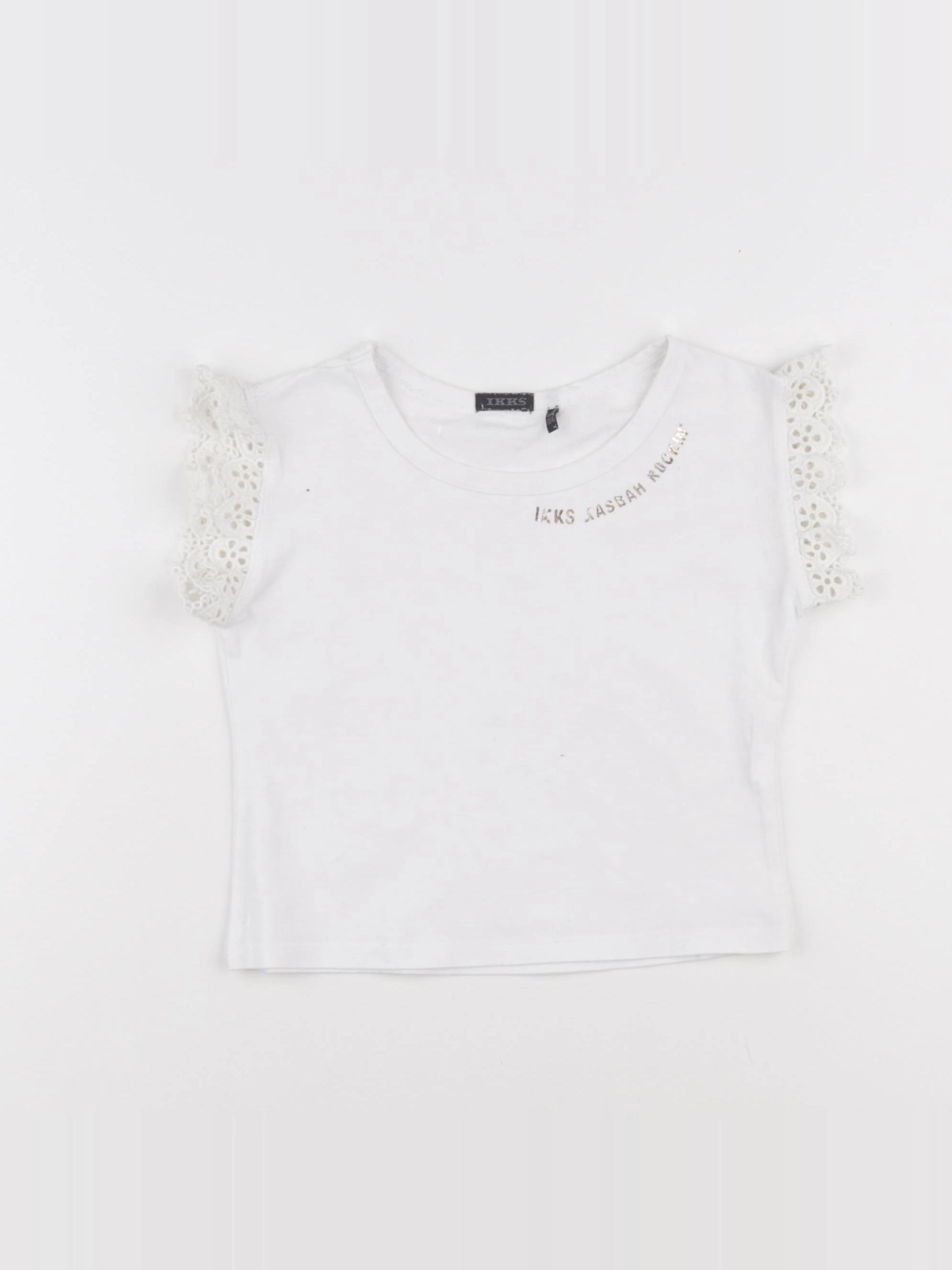 IKKS - tee-shirt blanc - 4 ans