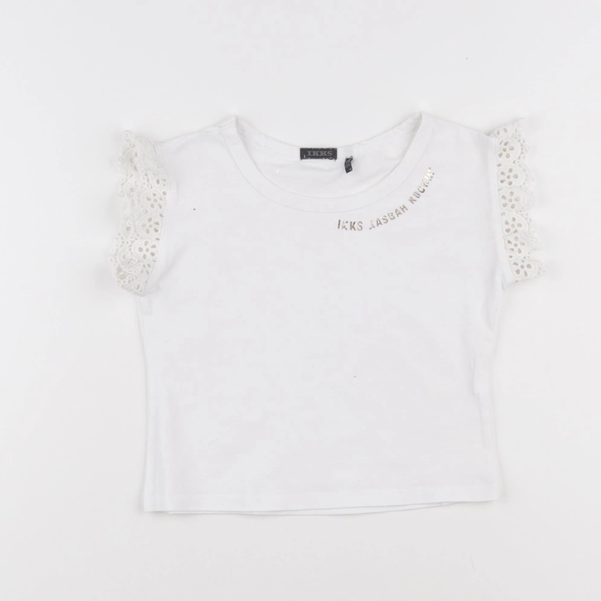 IKKS - tee-shirt blanc - 4 ans