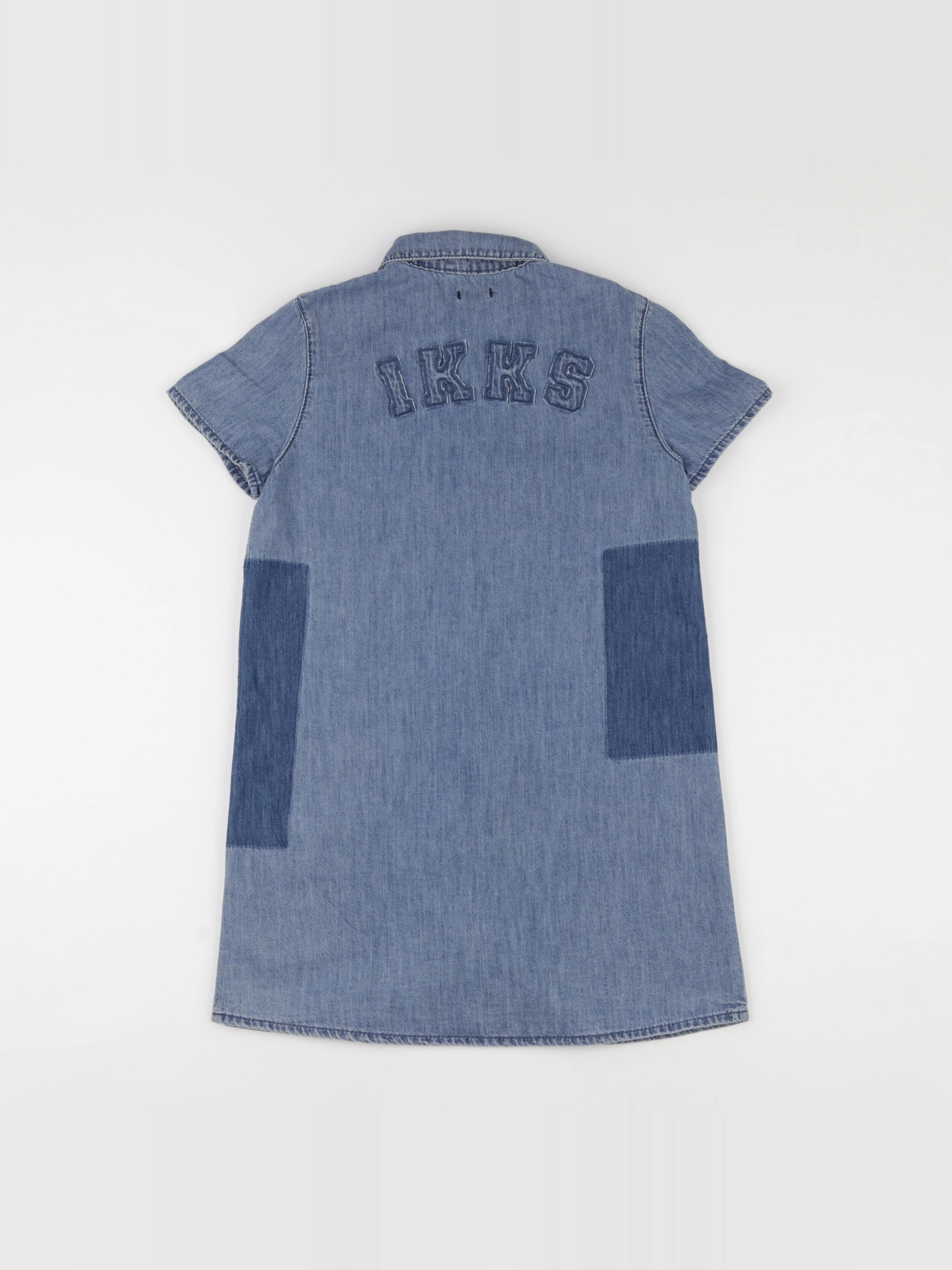 IKKS - robe imprimé au dos bleu - 10 ans