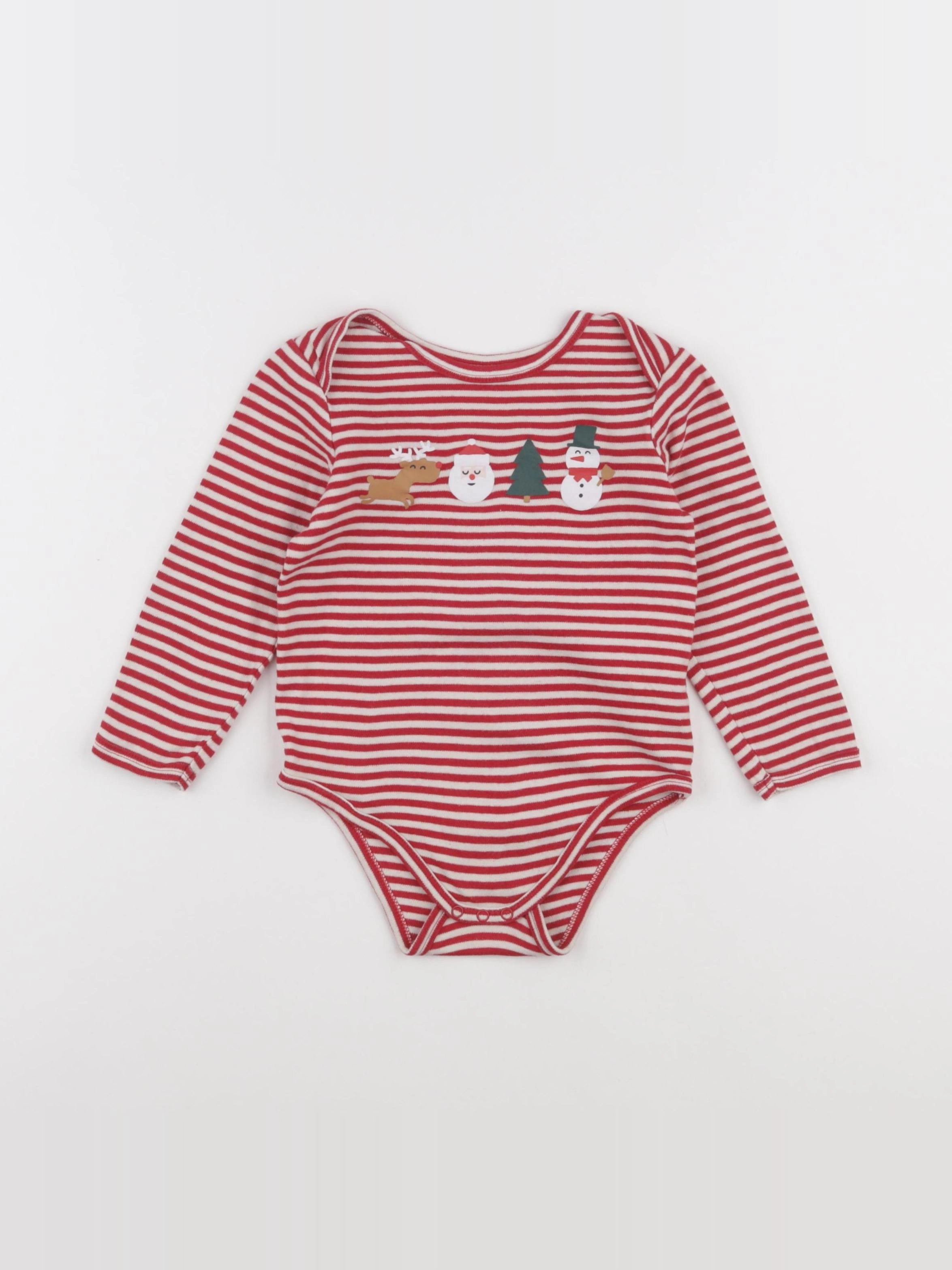 Vertbaudet - body rouge - 36 mois