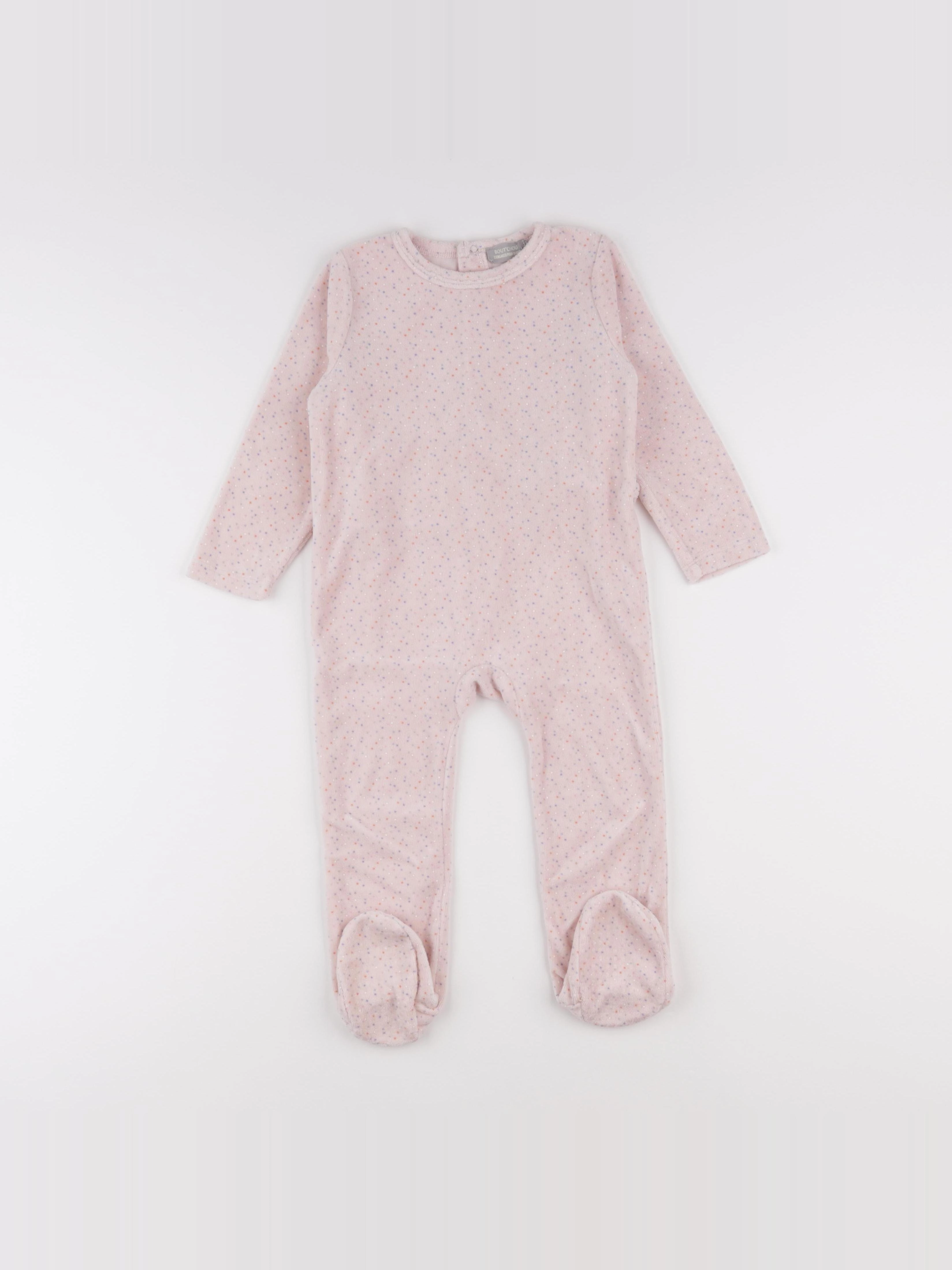 Boutchou - pyjama velours rose - 24 mois