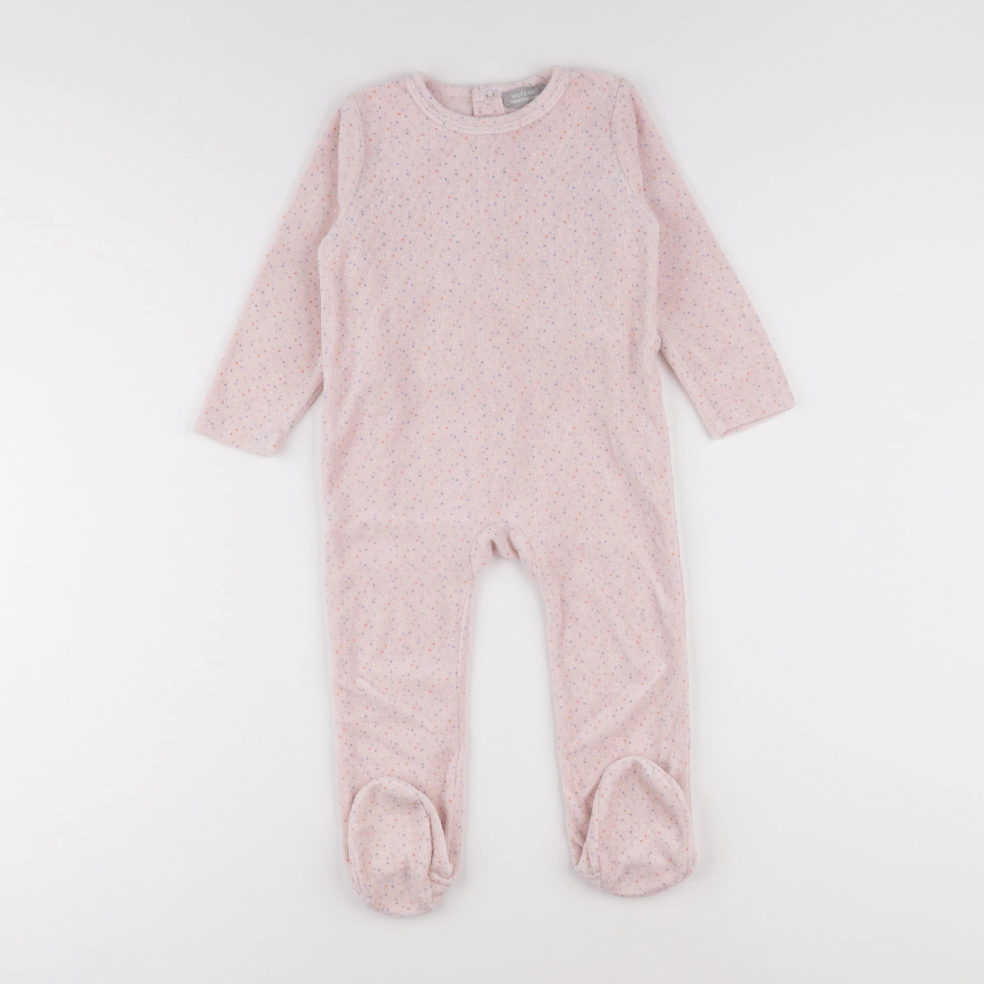 Boutchou - pyjama velours rose - 24 mois