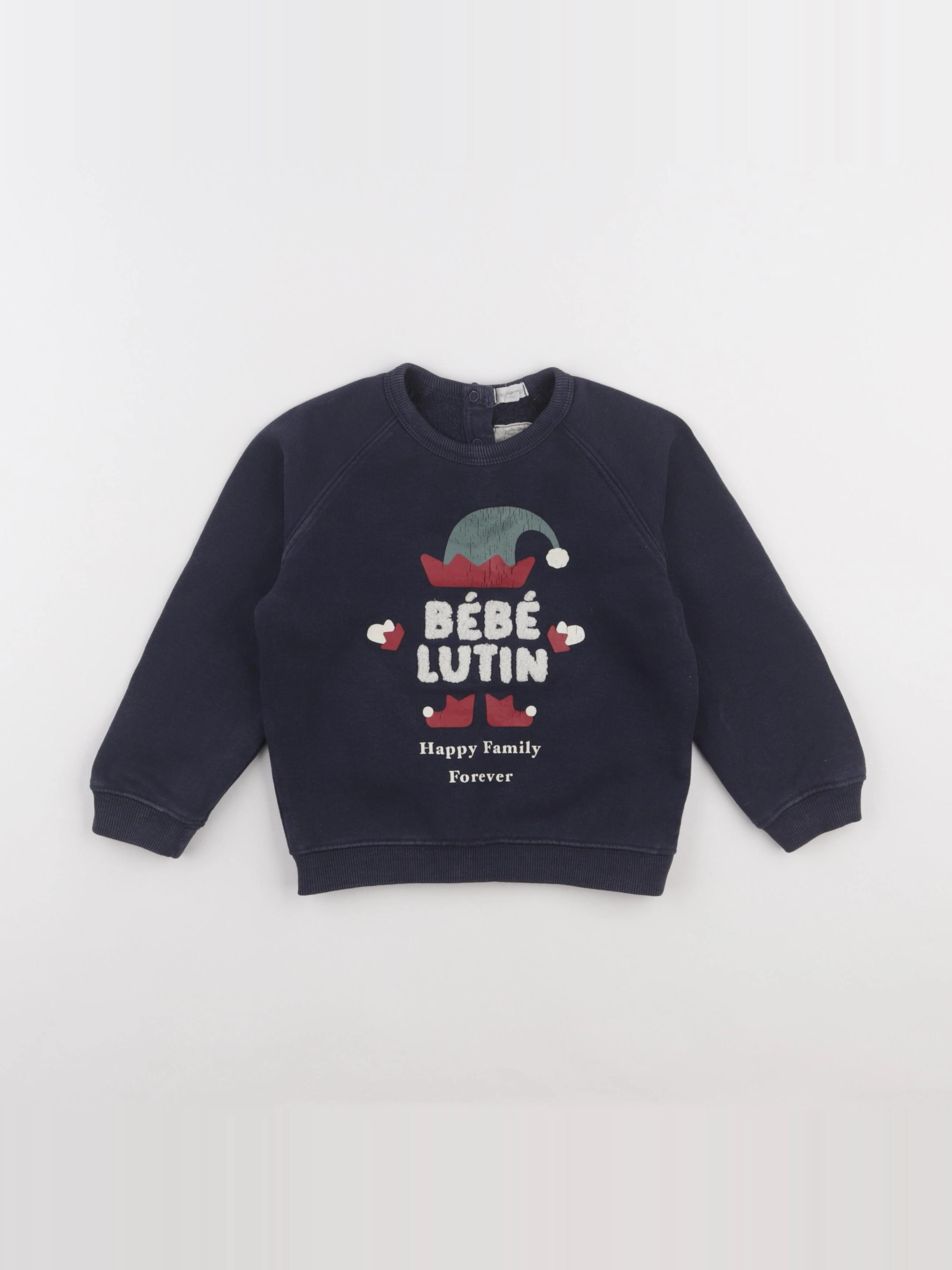 Vertbaudet - sweat bleu - 3 ans