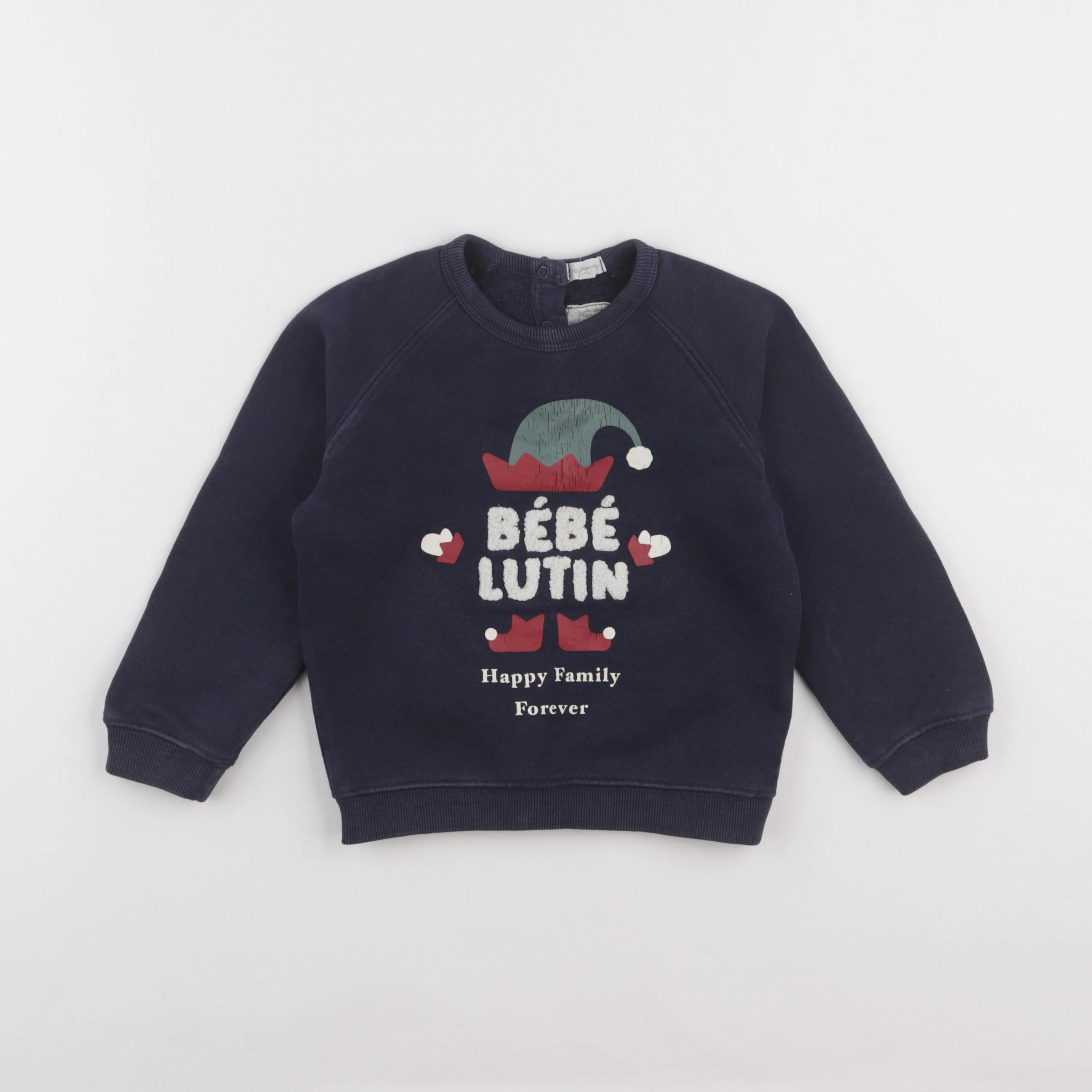 Vertbaudet - sweat bleu - 3 ans