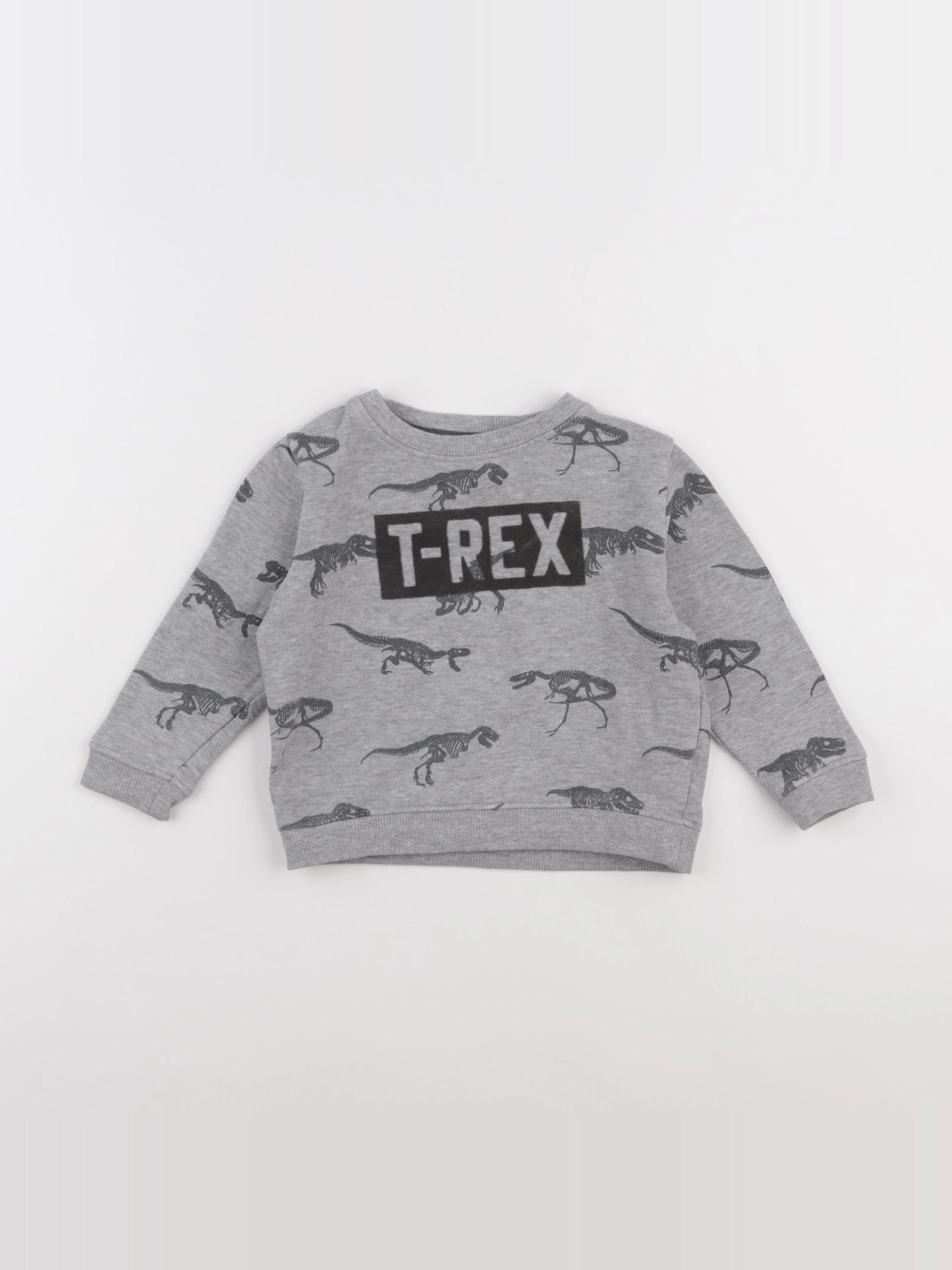 Vertbaudet - sweat gris - 2 ans