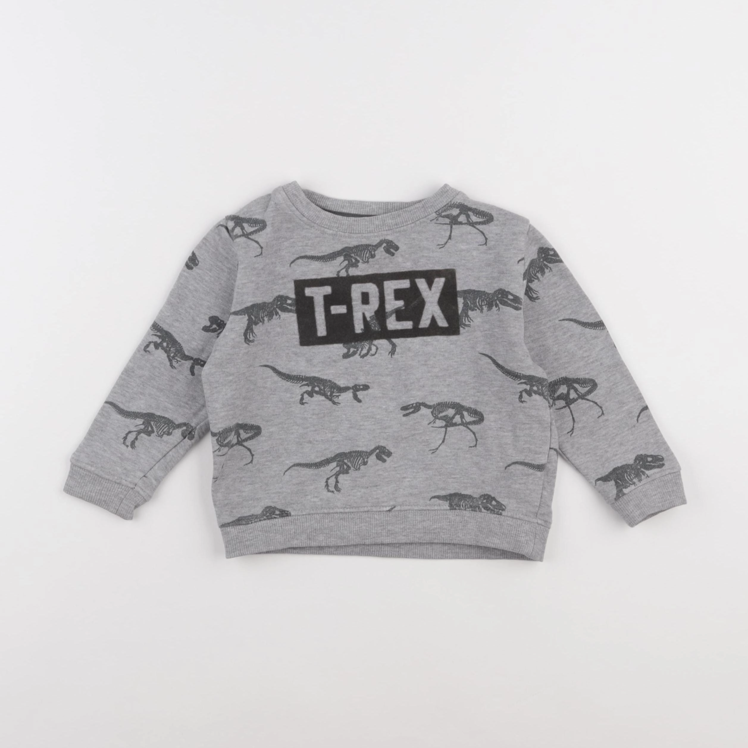 Vertbaudet - sweat gris - 2 ans
