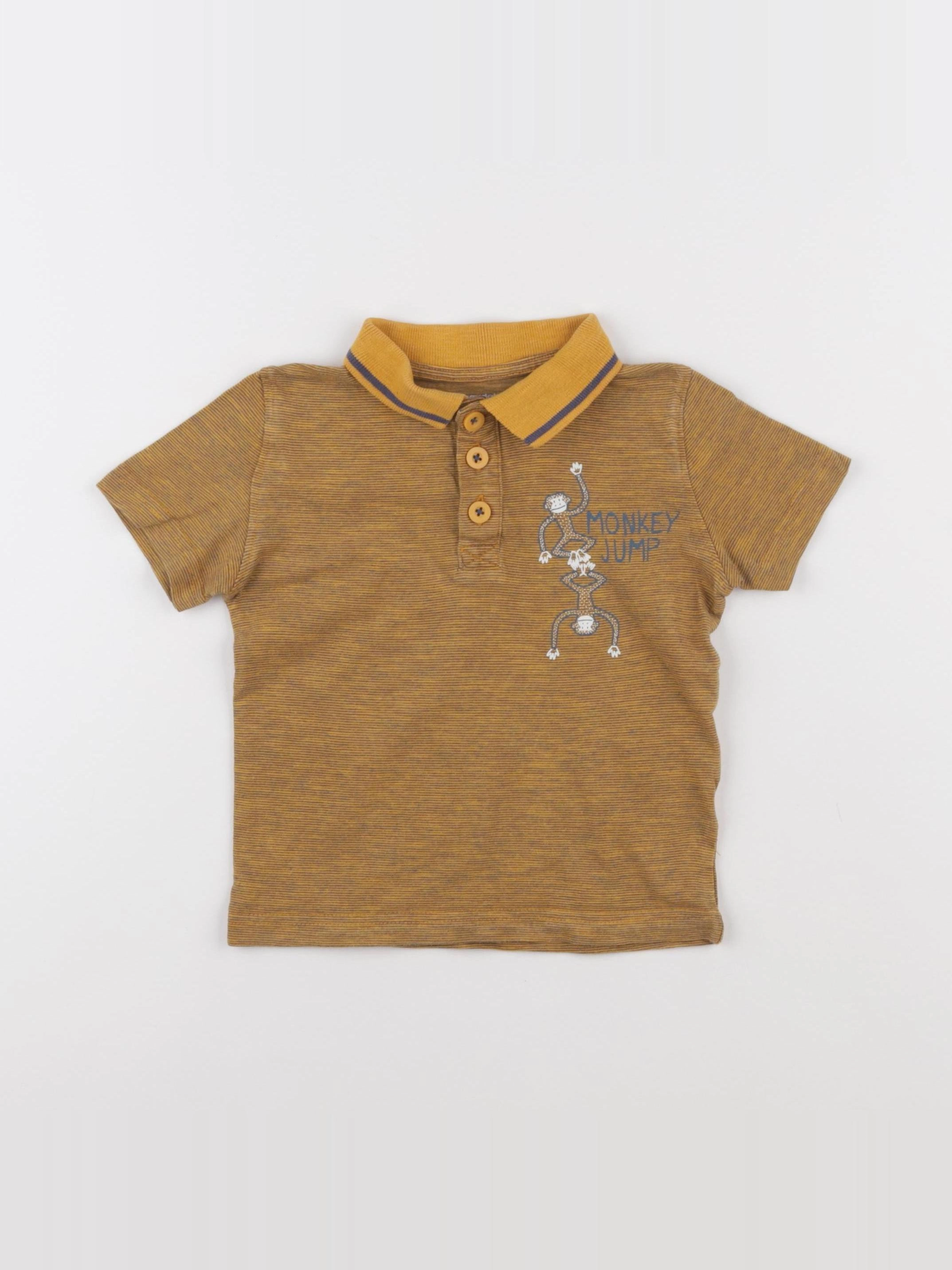 Vertbaudet - polo jaune - 3 ans