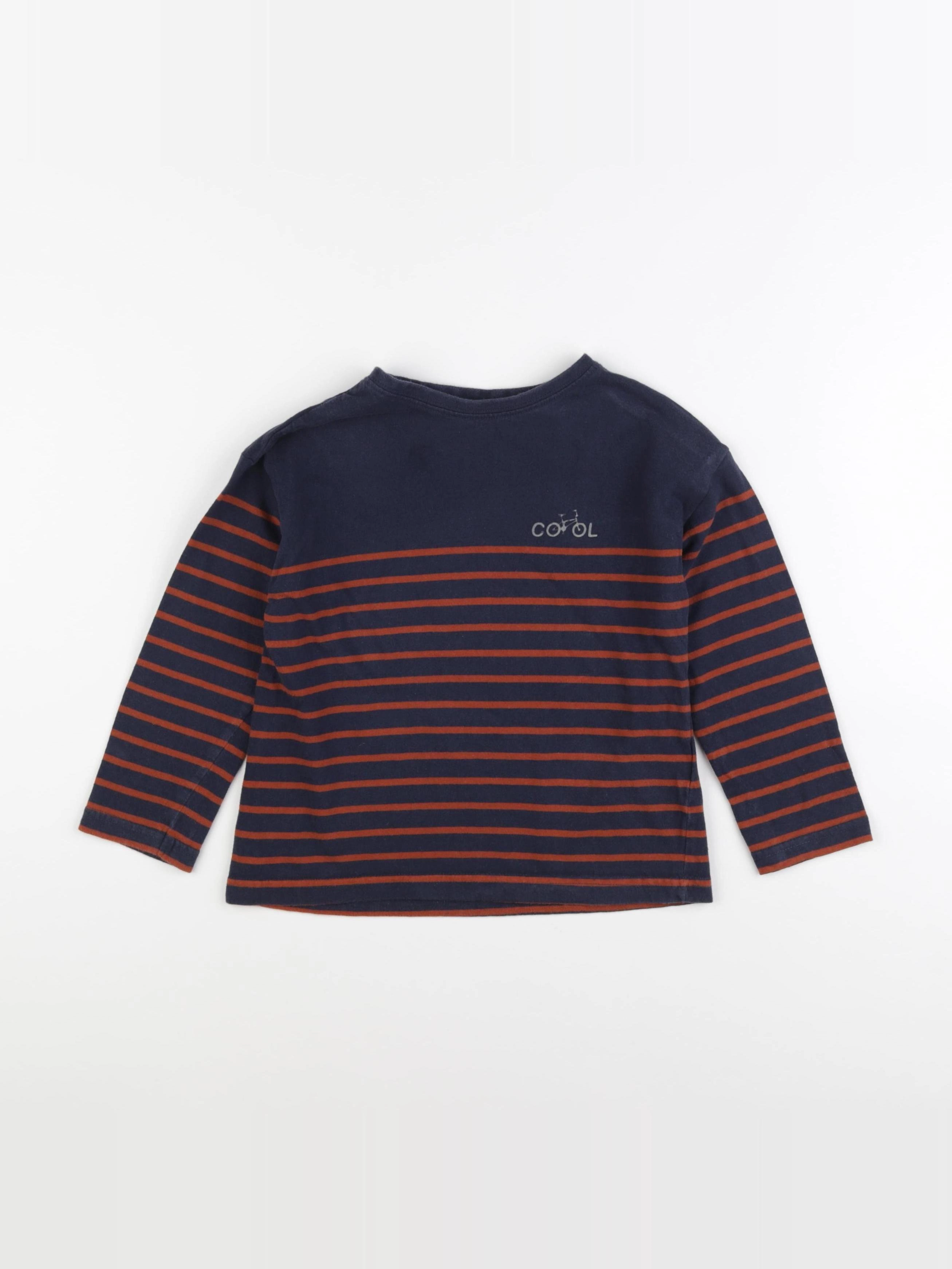 Vertbaudet - tee-shirt bleu - 6 ans