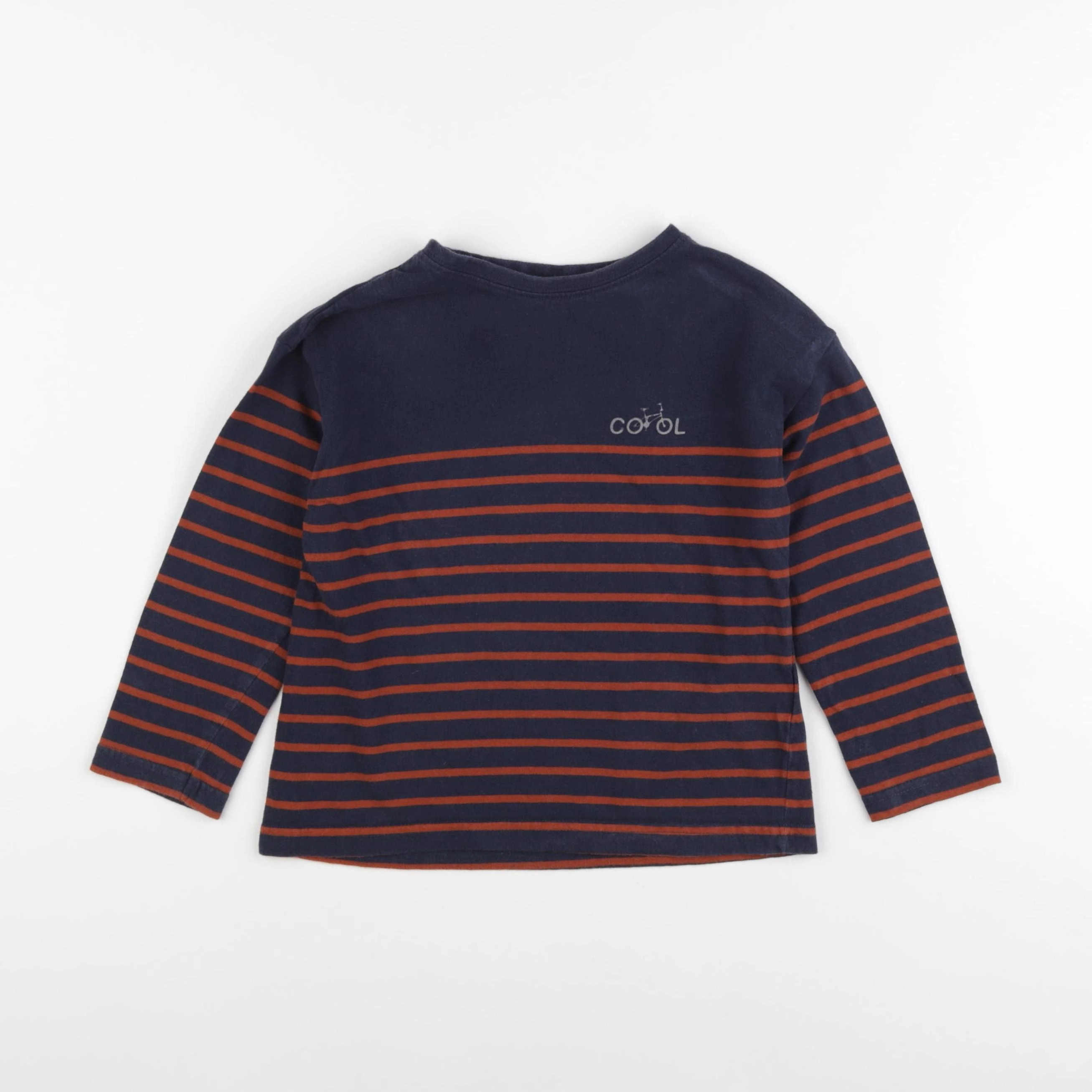 Vertbaudet - tee-shirt bleu - 6 ans