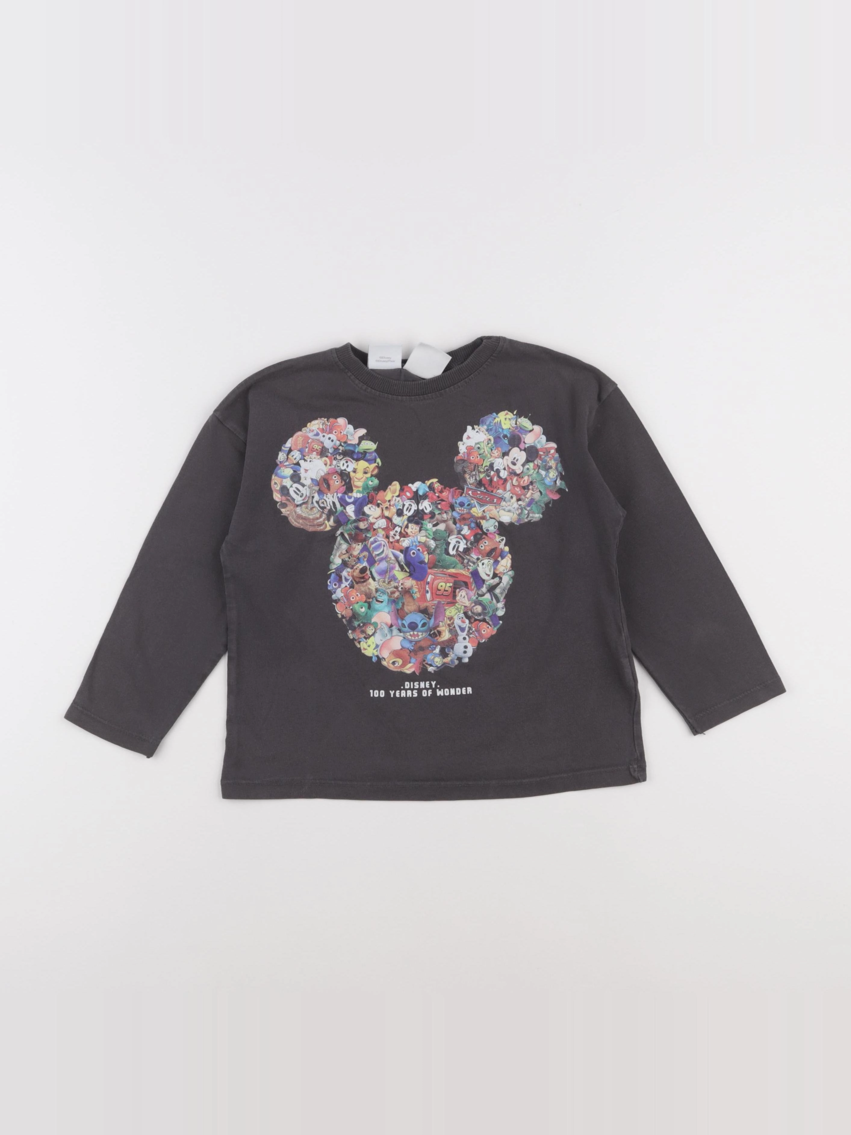 Zara - tee-shirt gris - 3/4 ans